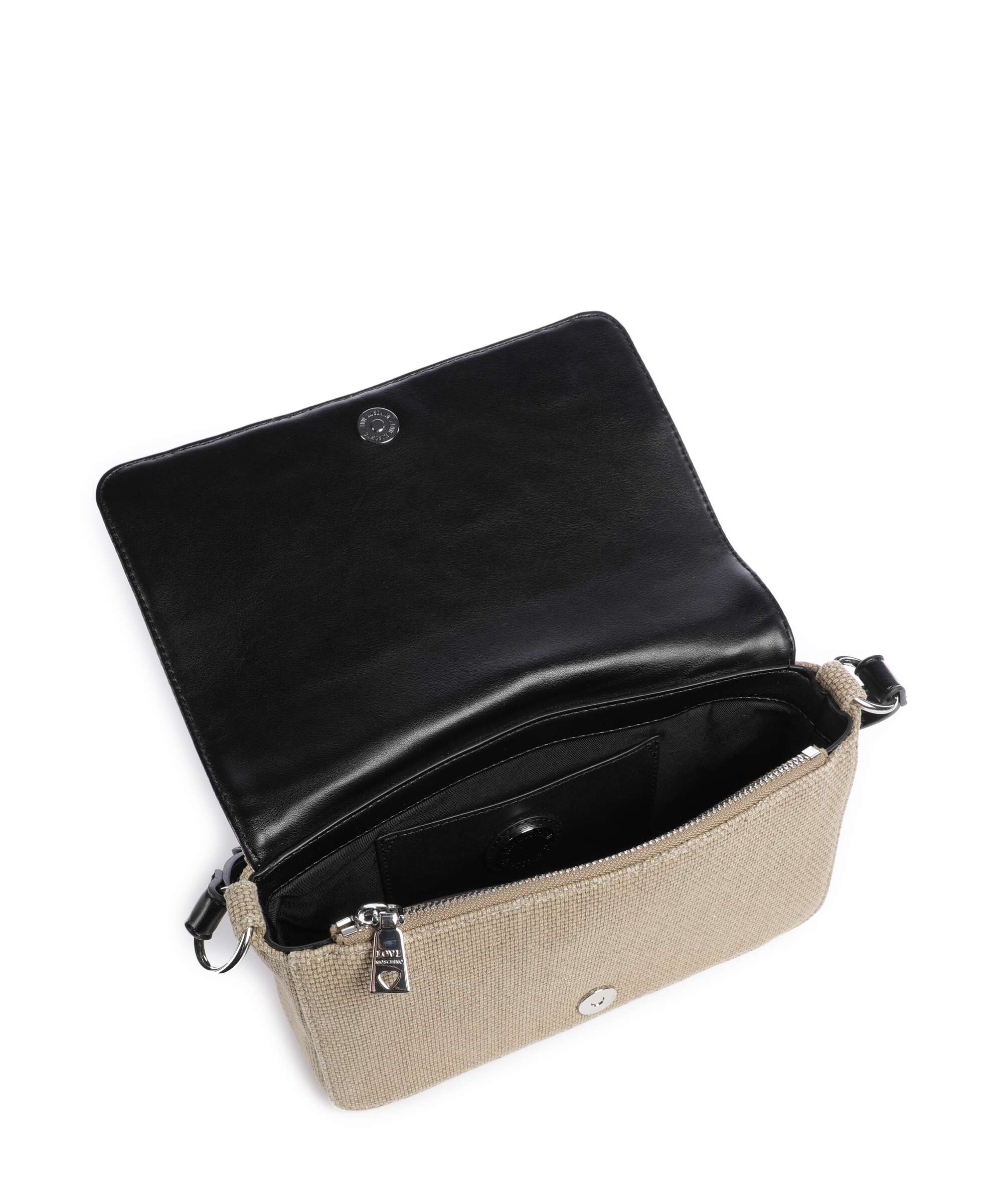 Love Moschino Cargo Canvas Crossbody tas black/gold - Image 6