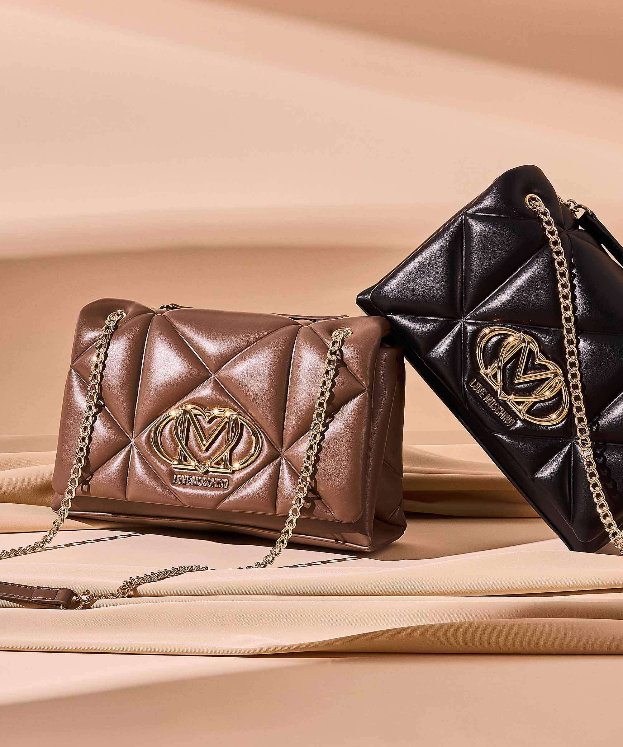 Love Moschino Embossed Q Schoudertas mud - Image 2