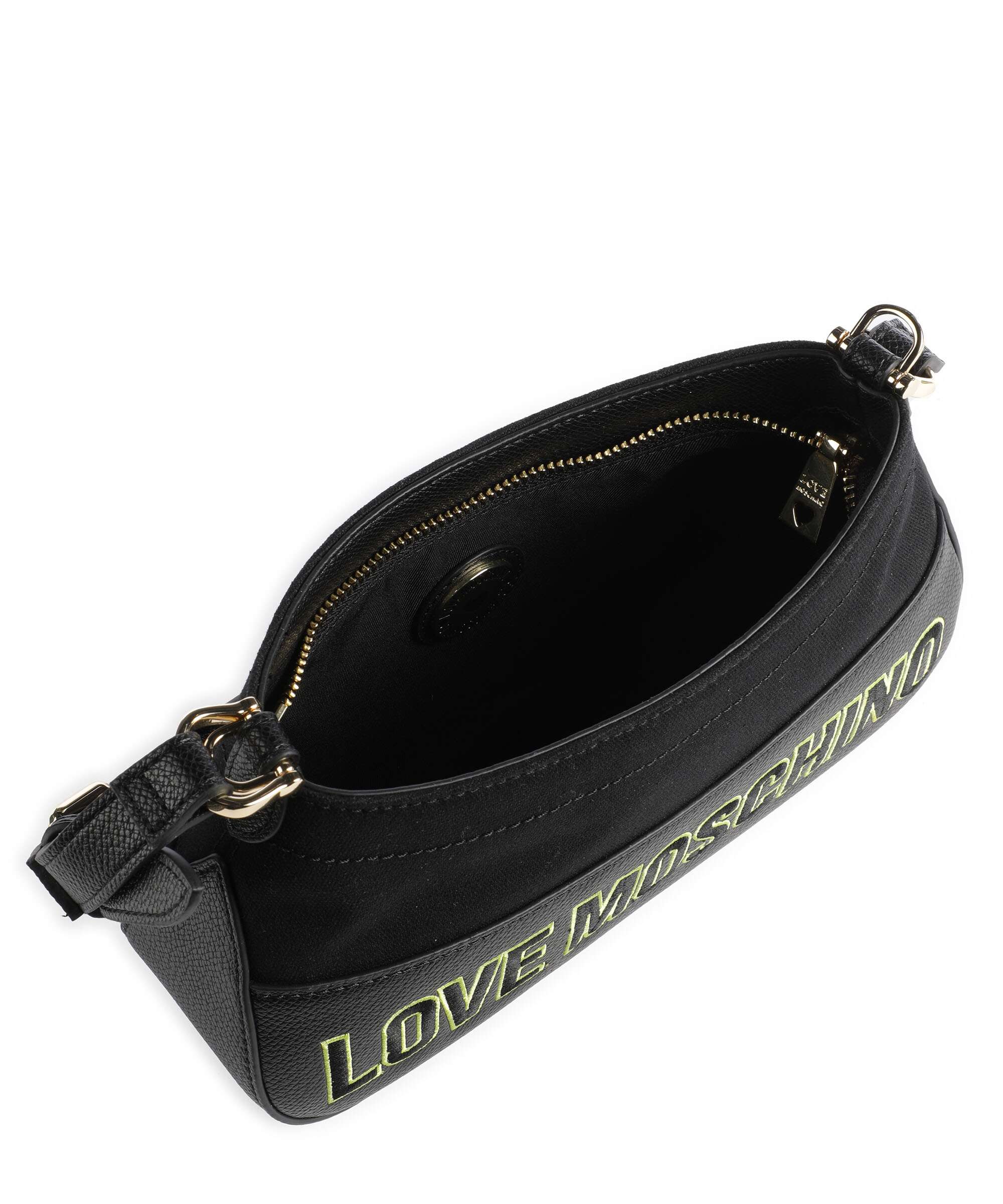 Love Moschino Free Time Schoudertas nero/lime - Image 6