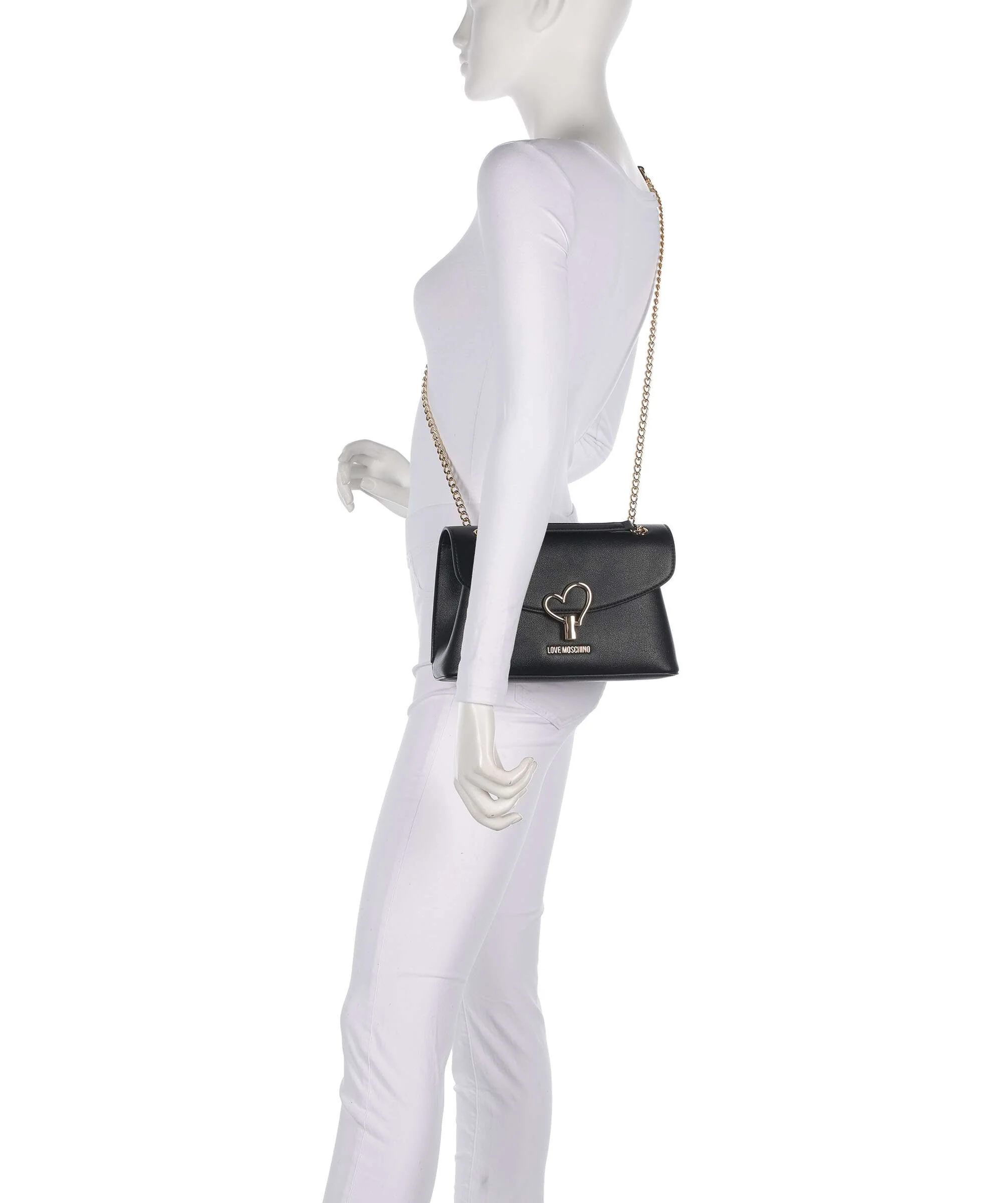 Love Moschino Heart Turnlock Schoudertas black - Image 4