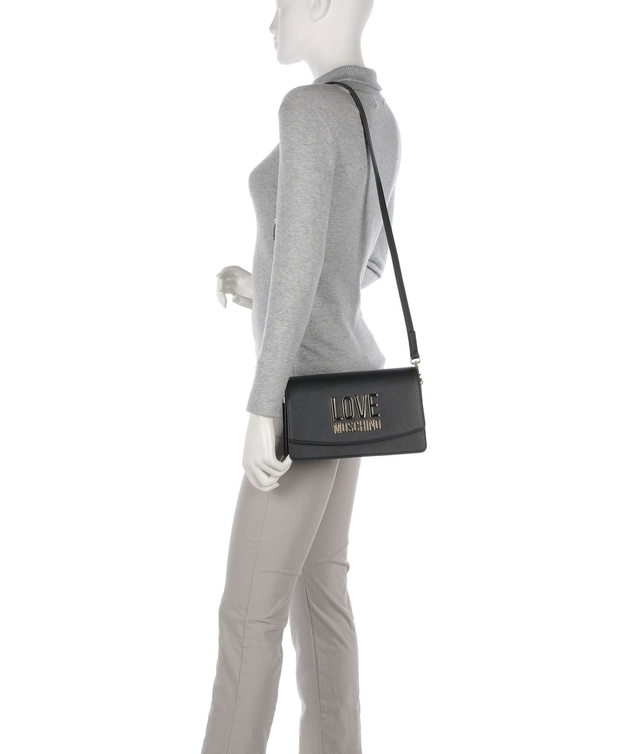 Love Moschino Jelly Logo Crossbody tas nero - Image 3