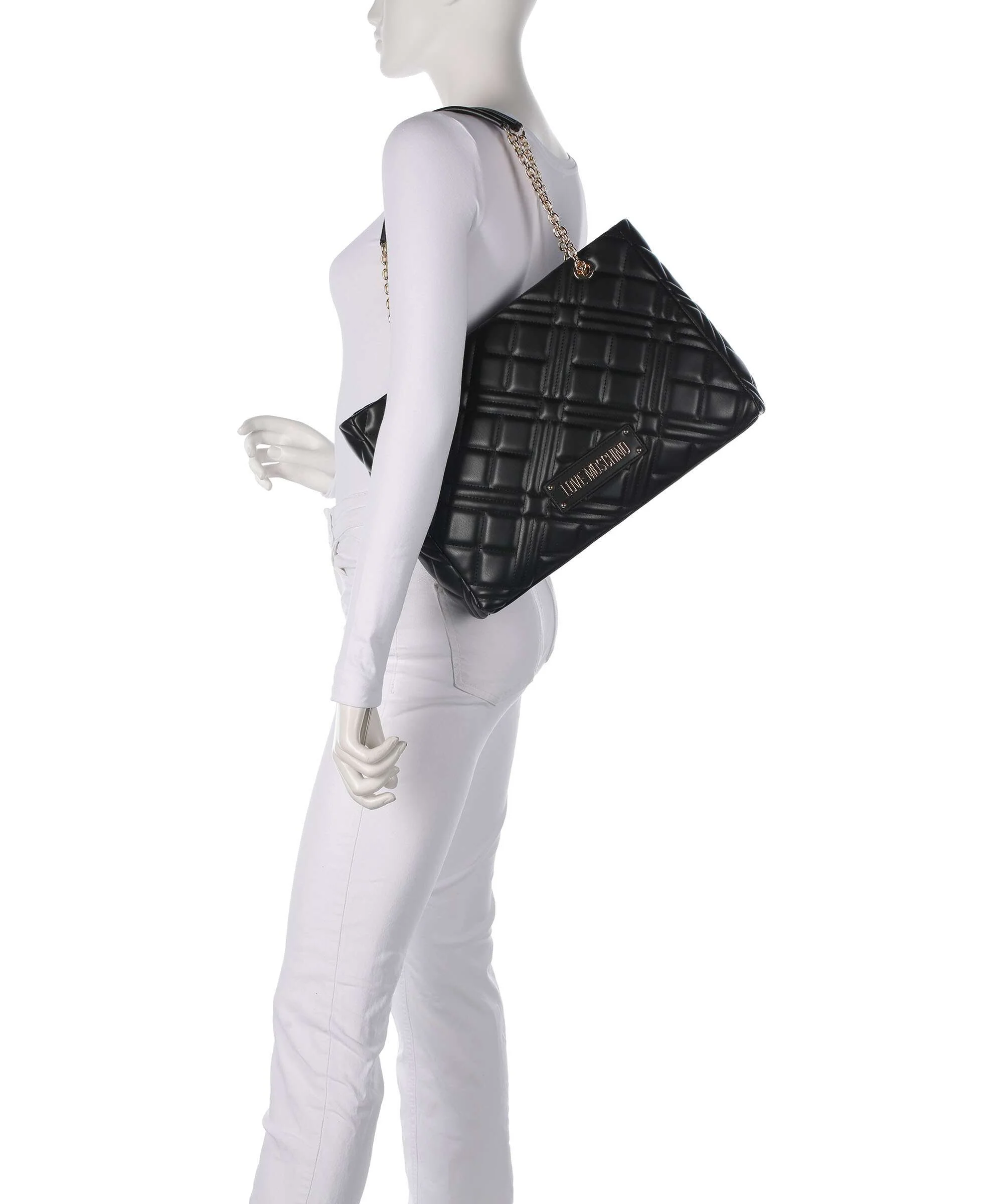 Love Moschino Quilted Boodschappentas black - Image 3