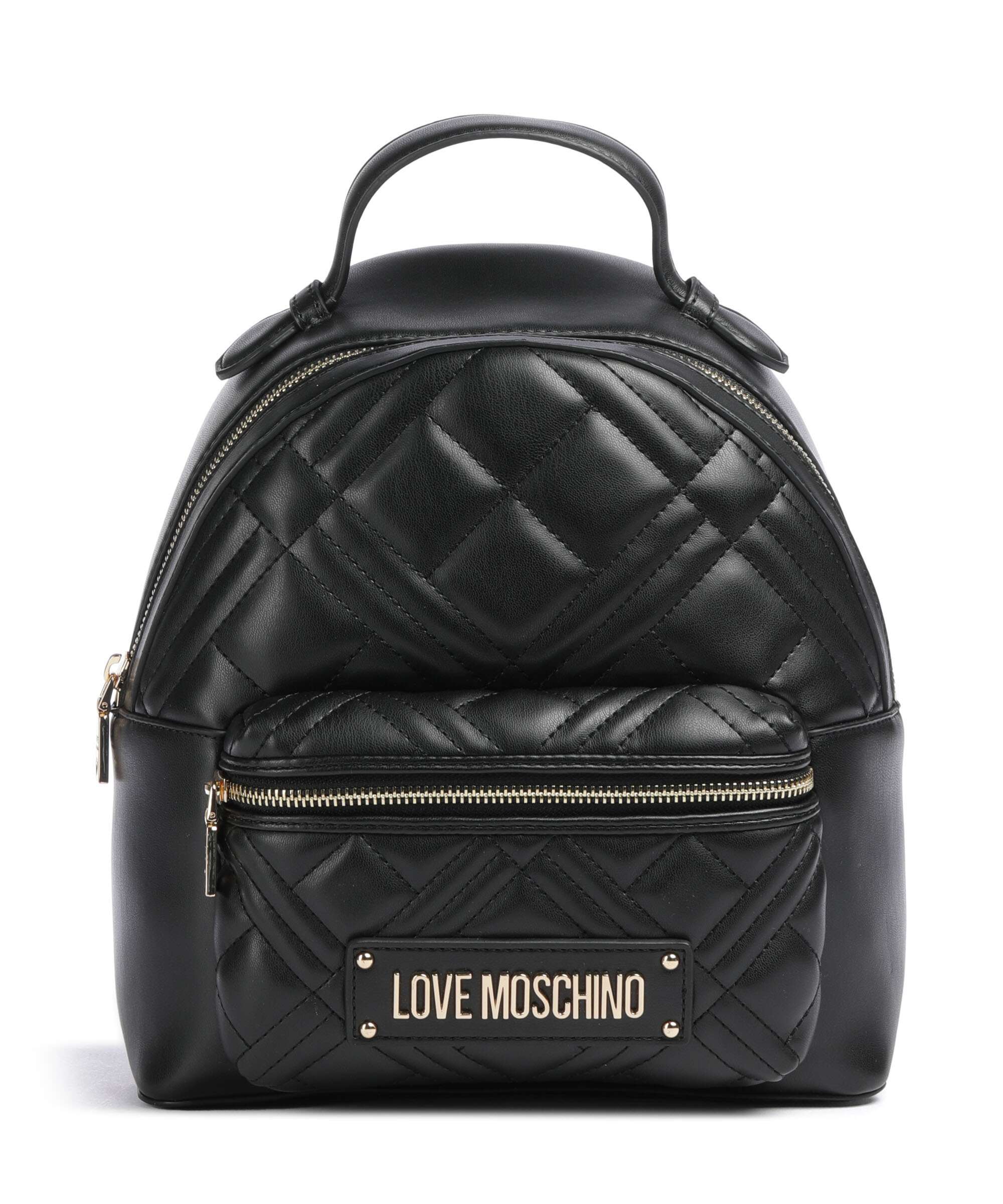Love Moschino Quilted Rugzak nero