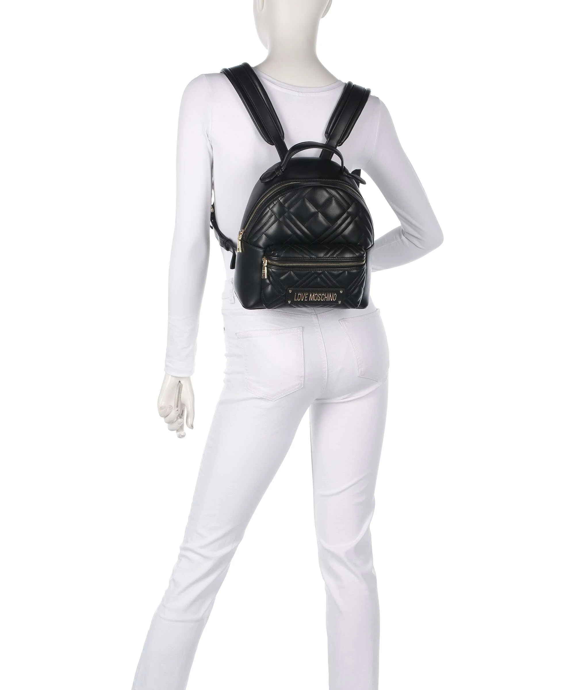 Love Moschino Quilted Rugzak nero - Image 3