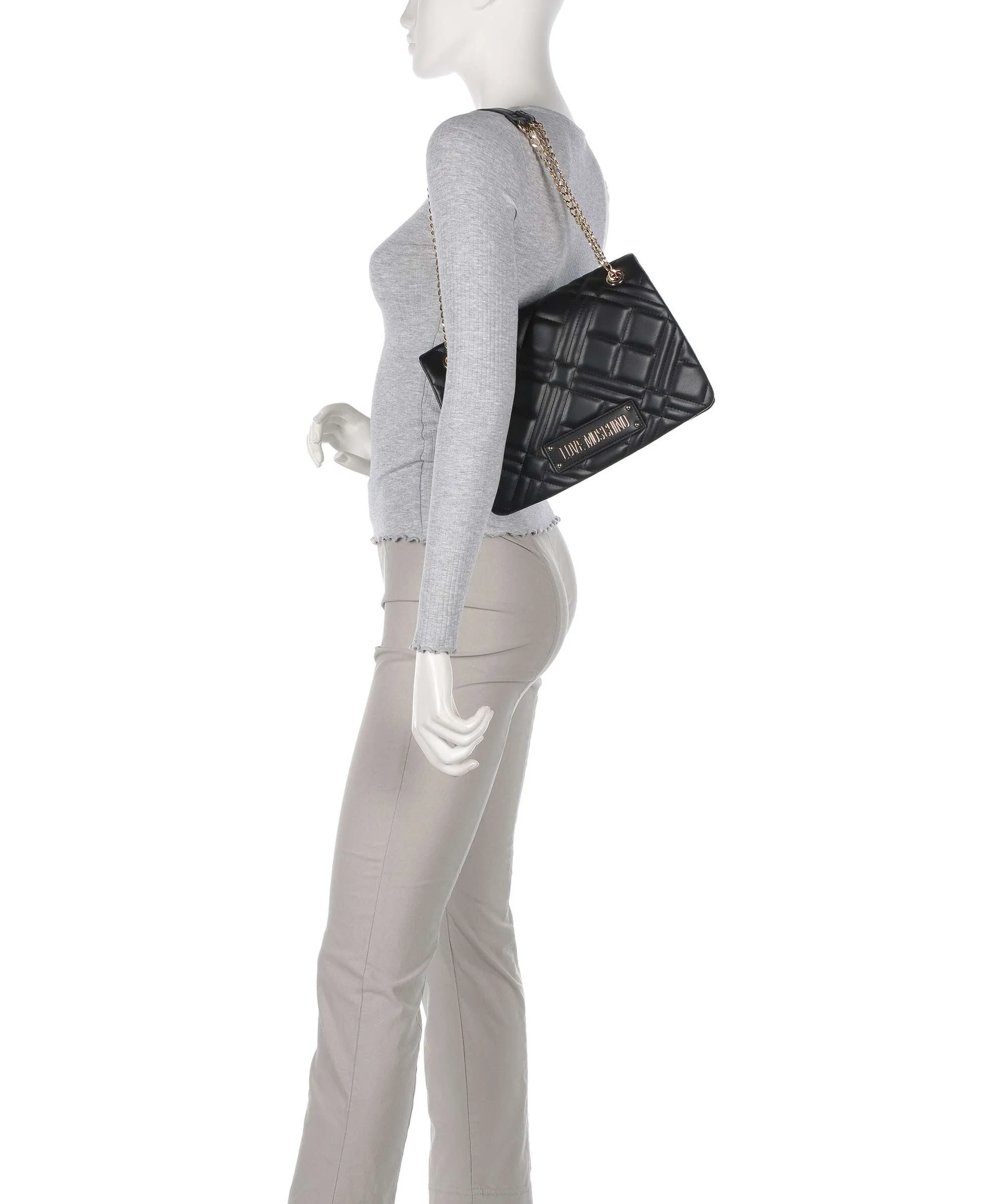 Love Moschino Quilted Schoudertas nero - Image 3