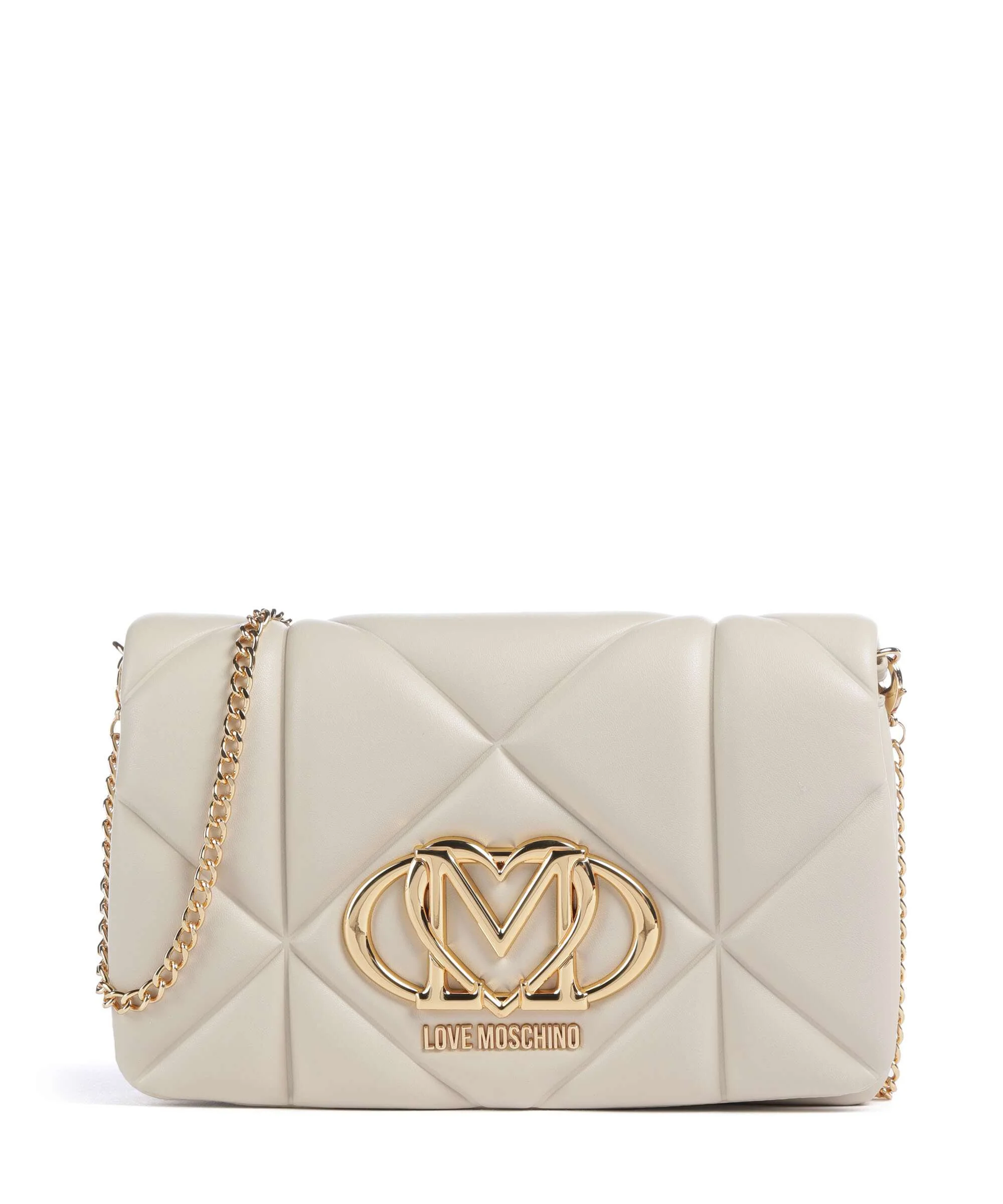 Love Moschino Smart Daily Crossbody tas avorio