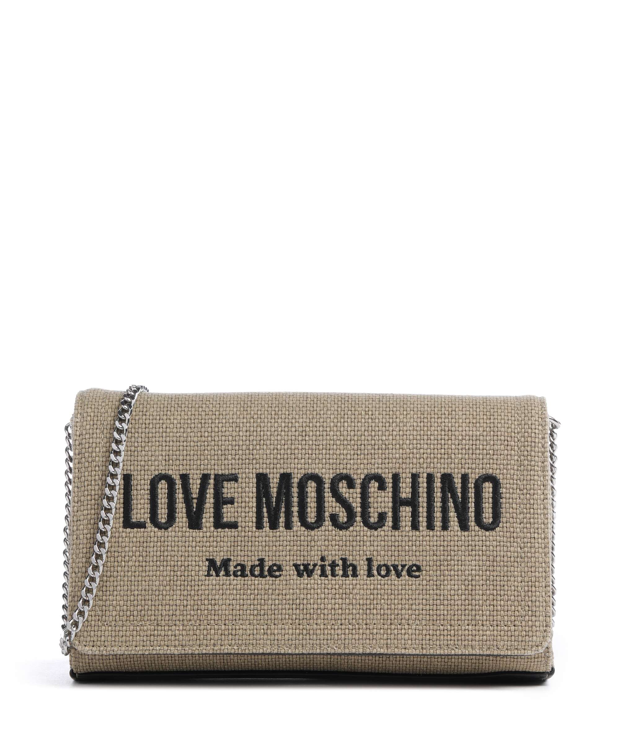 Love Moschino Smart Daily Crossbody tas black/gold
