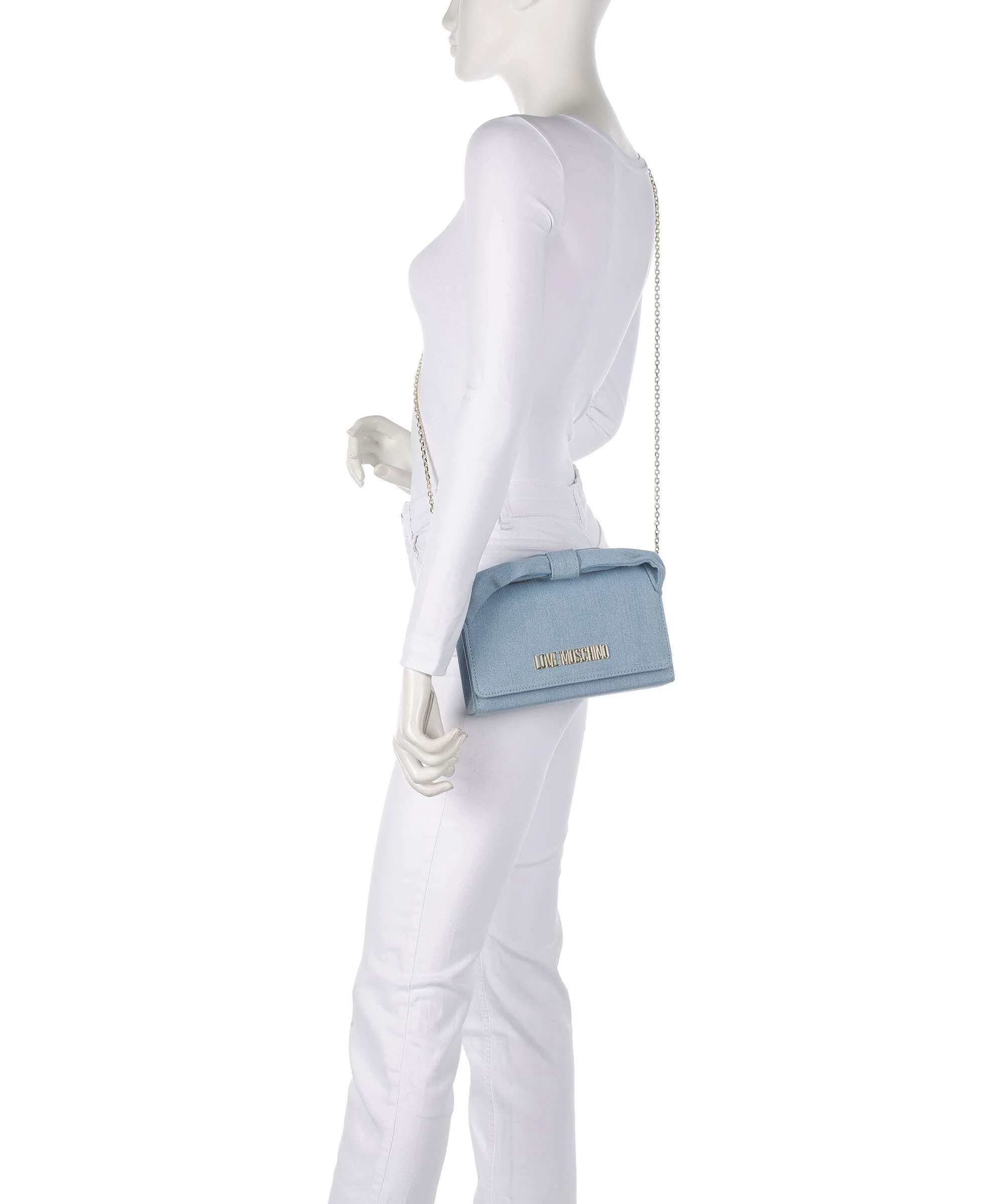 Love Moschino Smart Daily Crossbody tas azzurro - Image 3