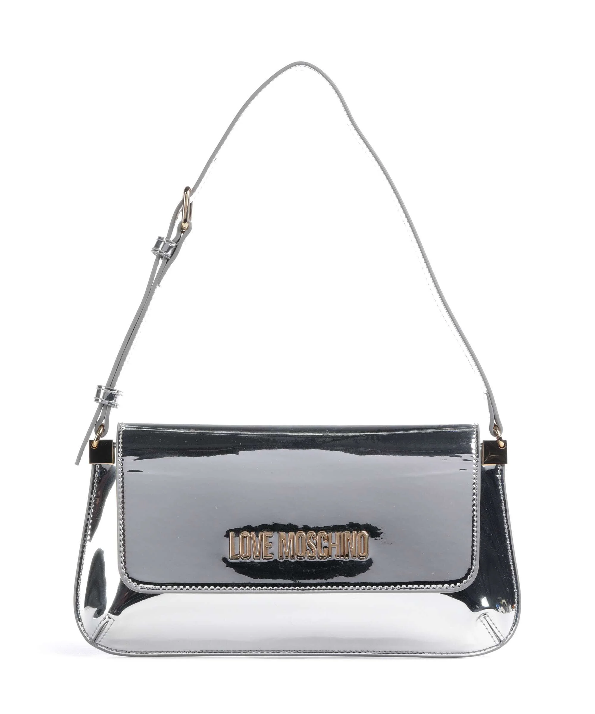 Love Moschino Smart Daily Schoudertas silver