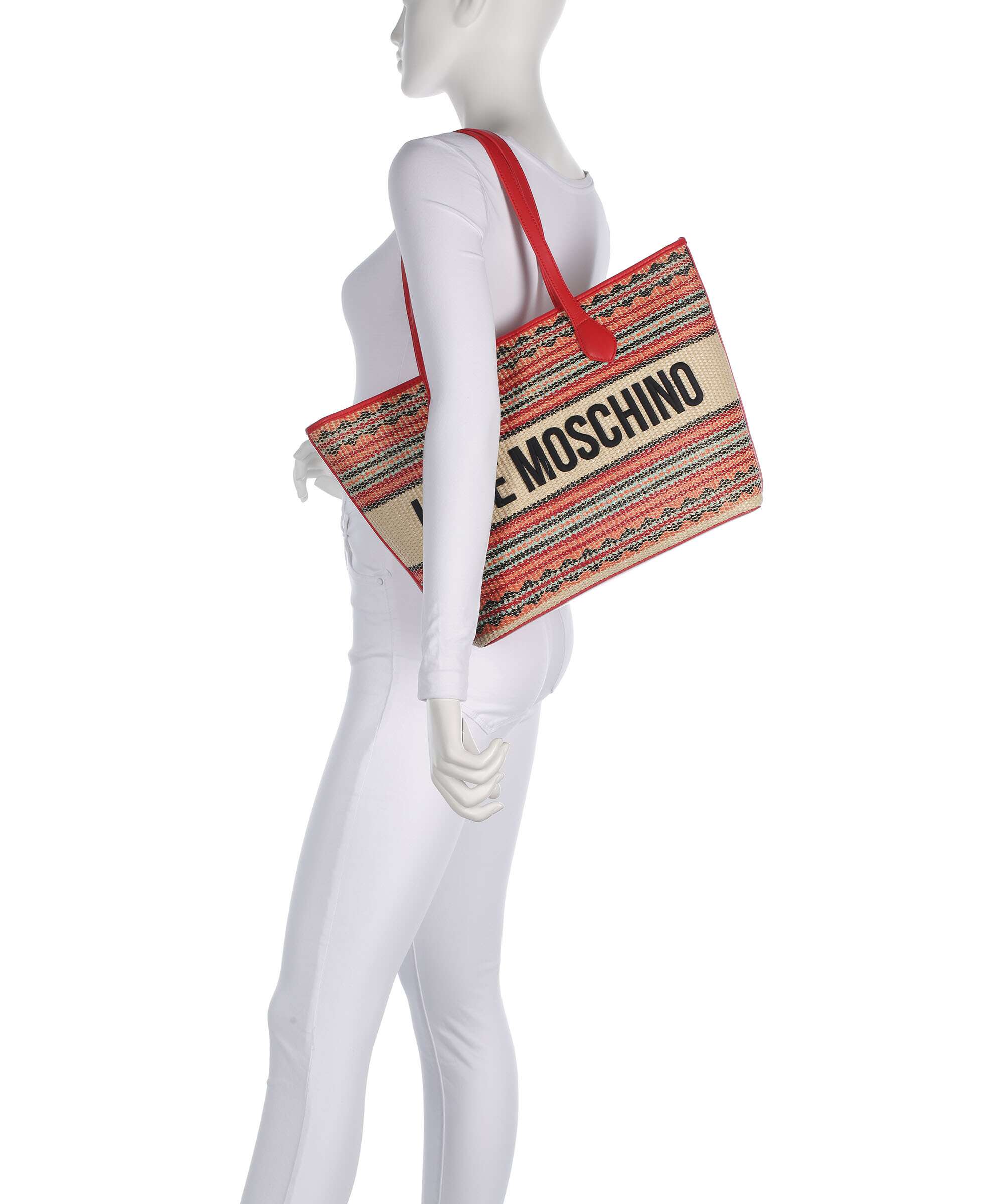 Love Moschino Sunset Stripes Boodschappentas multicolour/red - Image 3