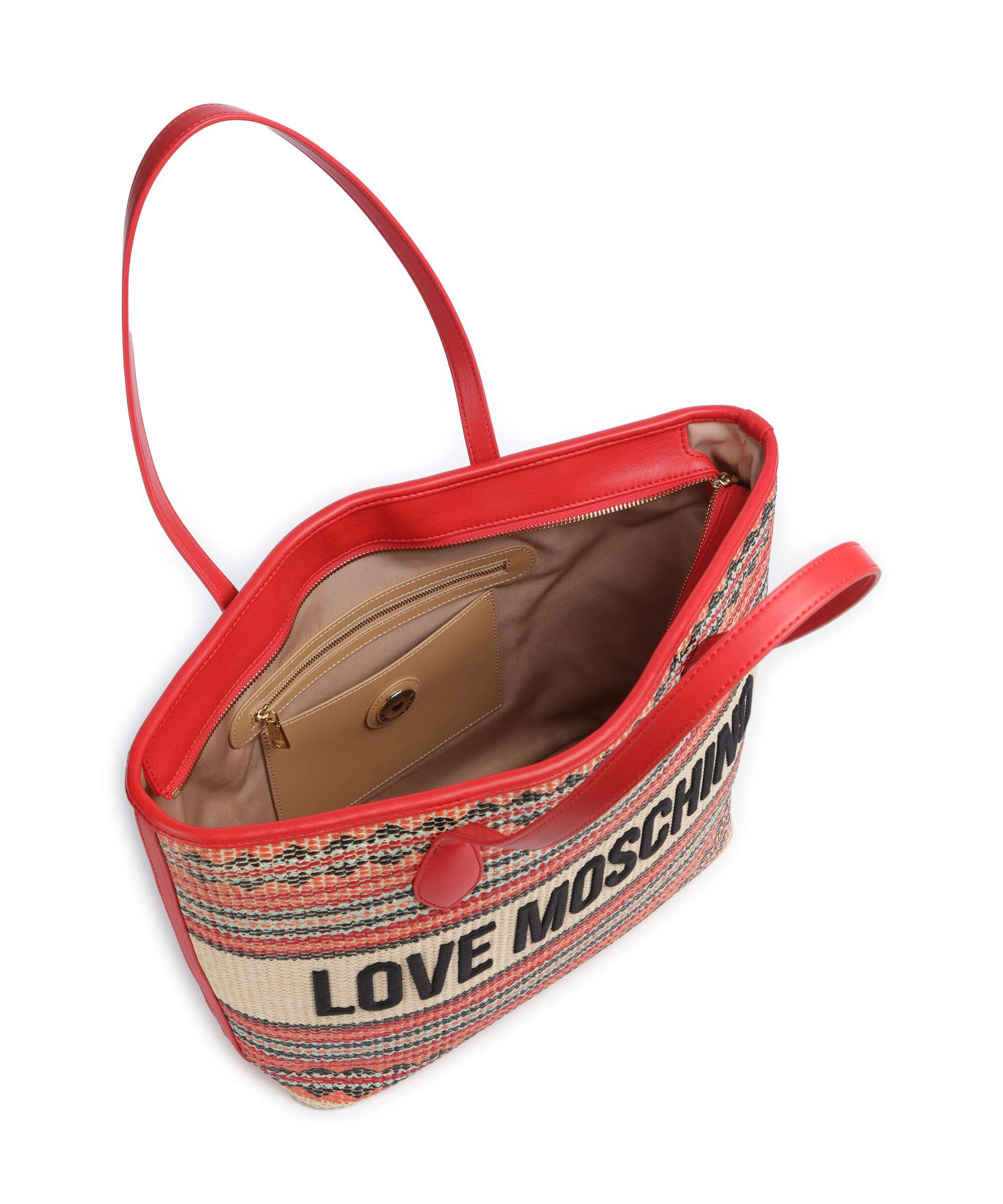 Love Moschino Sunset Stripes Boodschappentas multicolour/red - Image 5