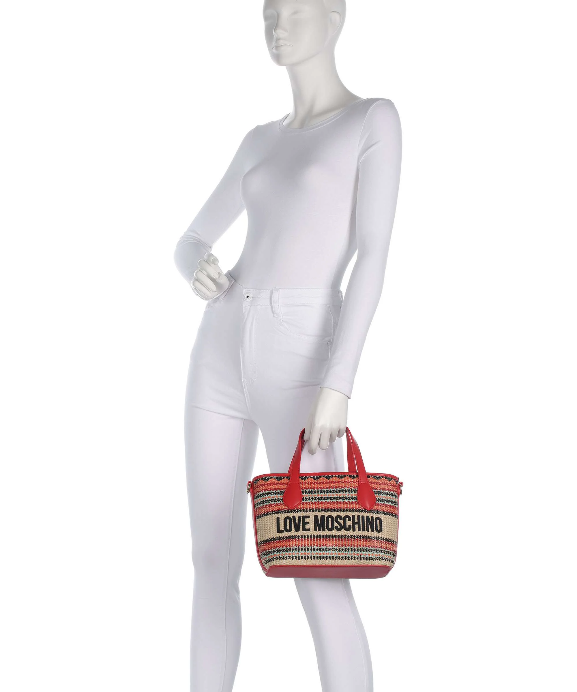 Love Moschino Sunset Stripes Handtas multicolour/red - Image 3
