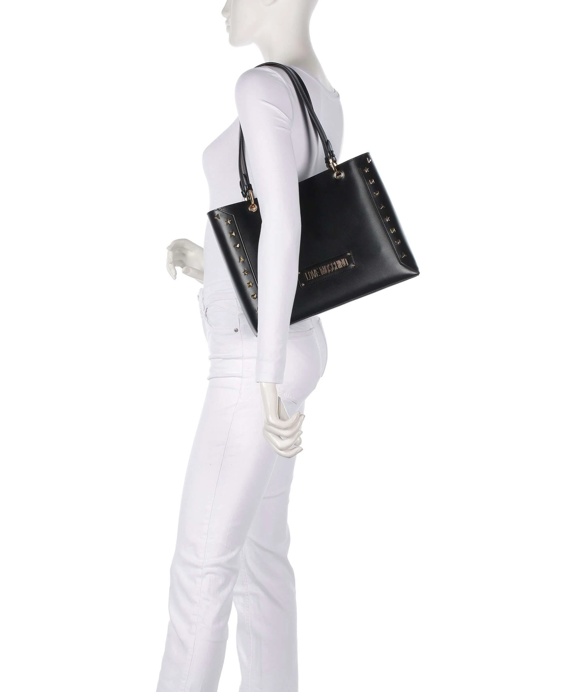 Love Moschino Timeless Boodschappentas nero - Image 3