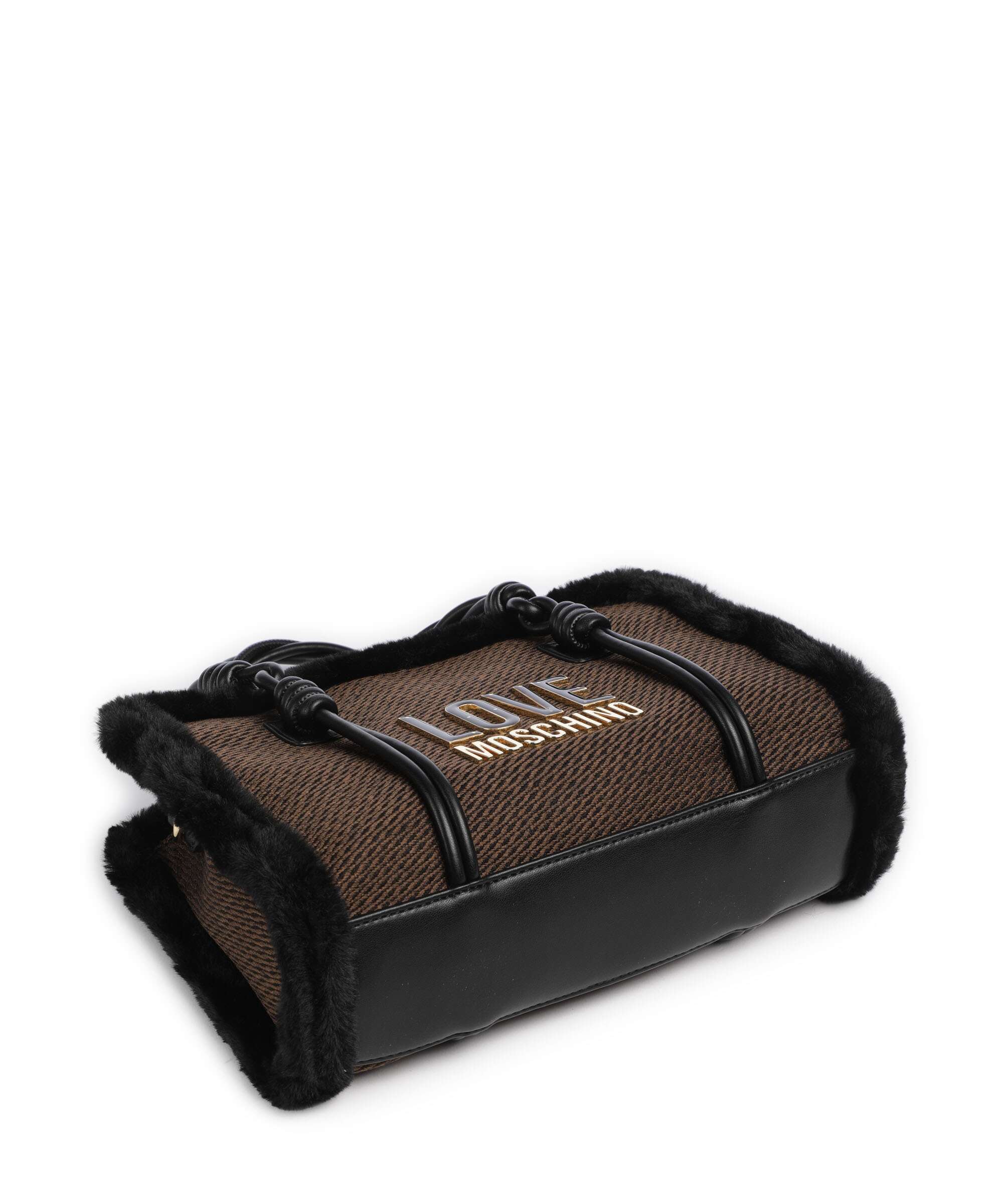 Love Moschino Wintery Handtas chocolate/black - Image 5