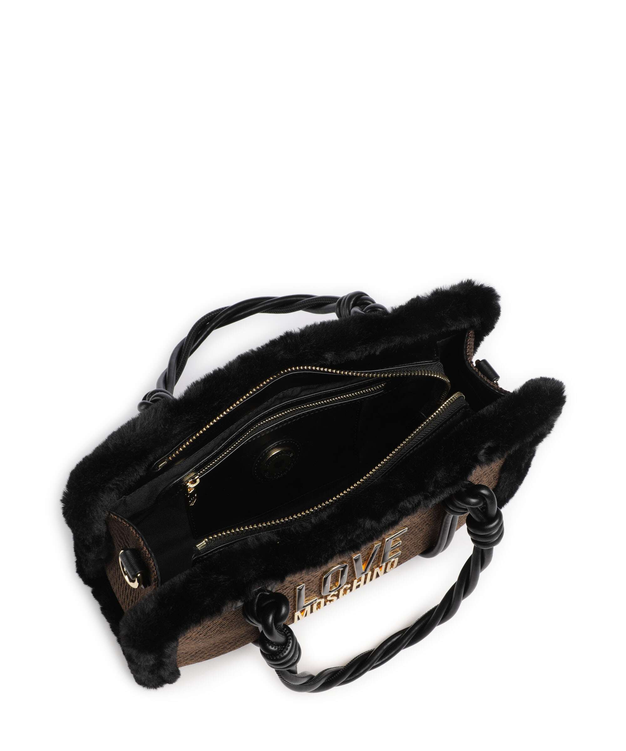 Love Moschino Wintery Handtas chocolate/black - Image 6