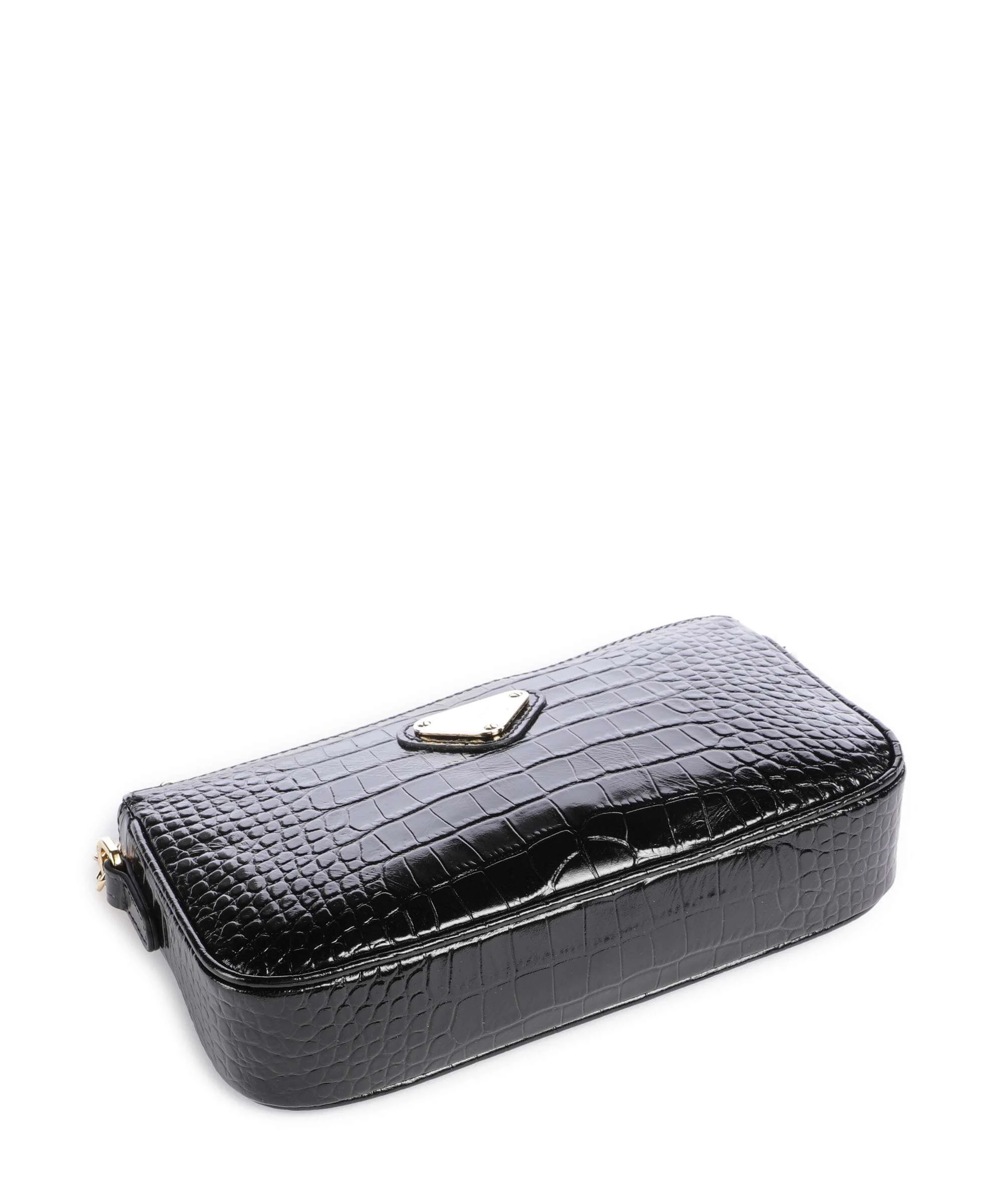 Maison Mollerus Croco Zell Schoudertas classic schwarz - Image 5