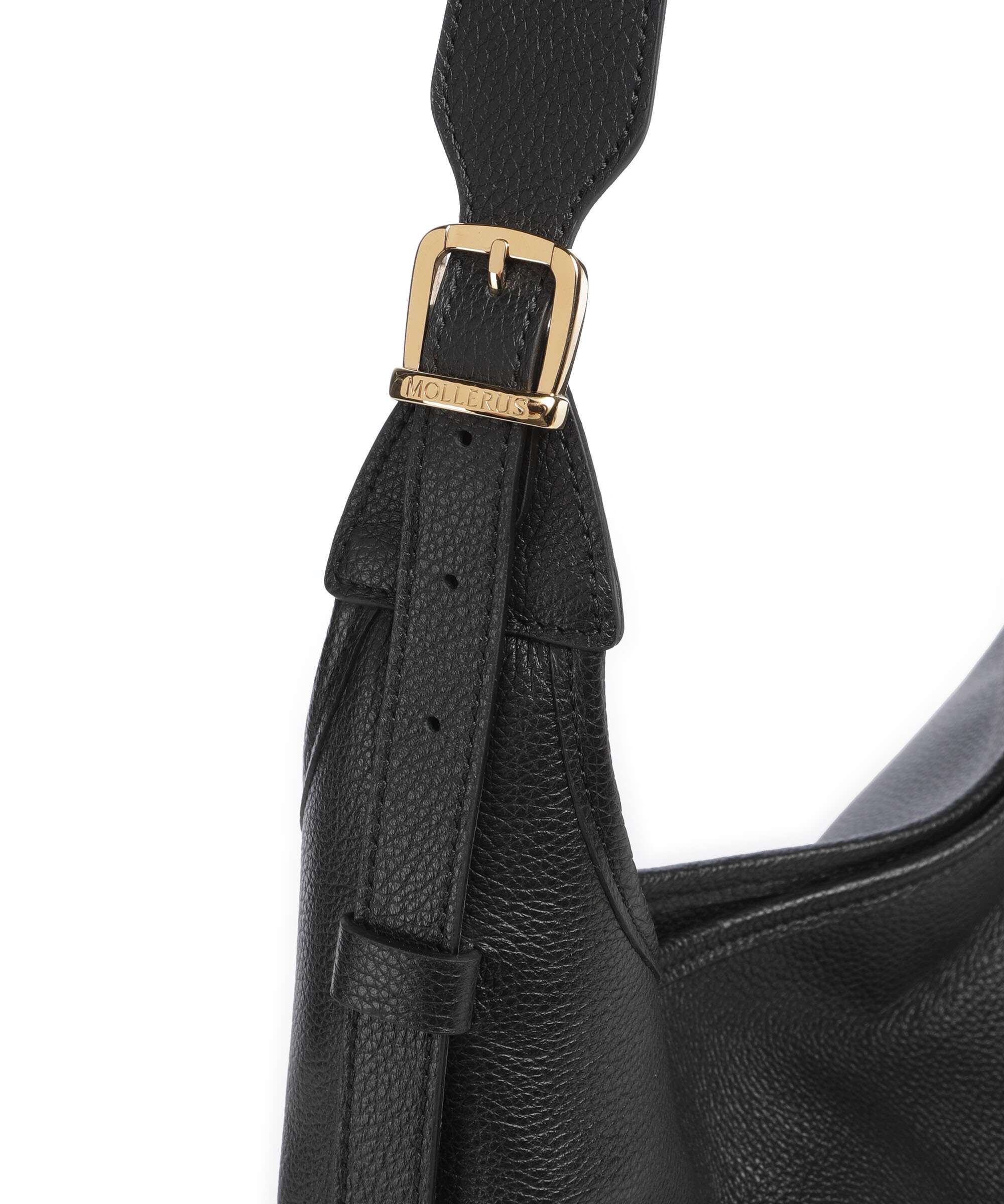 Maison Mollerus Mendrisio Hobo tas schwarz - Image 4