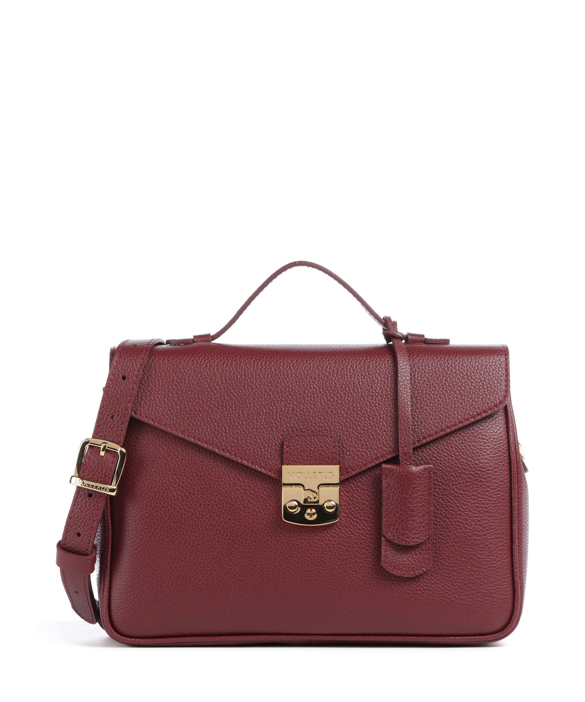 Maison Mollerus Stampato Marly Crossbody tas antique rot