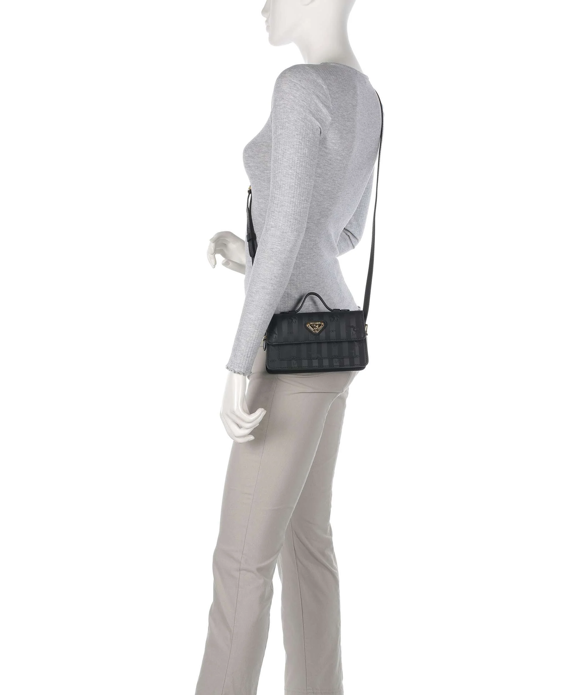 Maison Mollerus Vinerus Egg Crossbody tas classic schwarz - Image 3