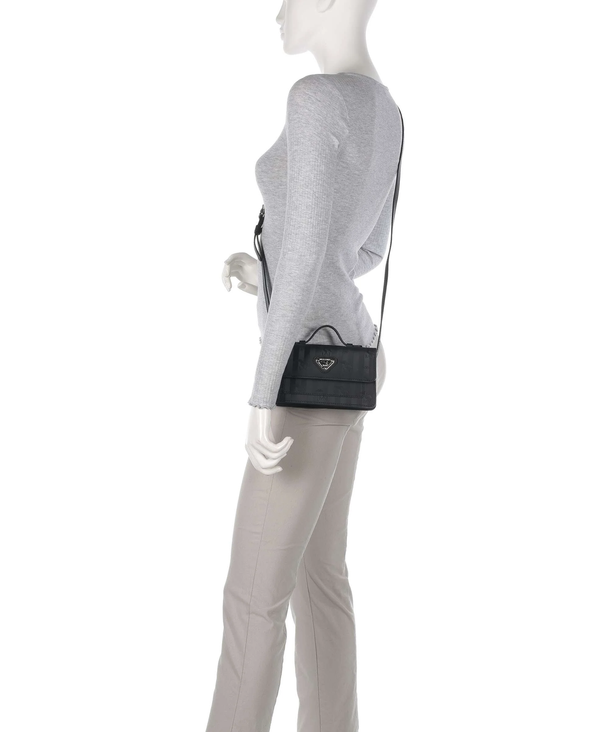 Maison Mollerus Vinerus Egg Crossbody tas classic schwarz - Image 3