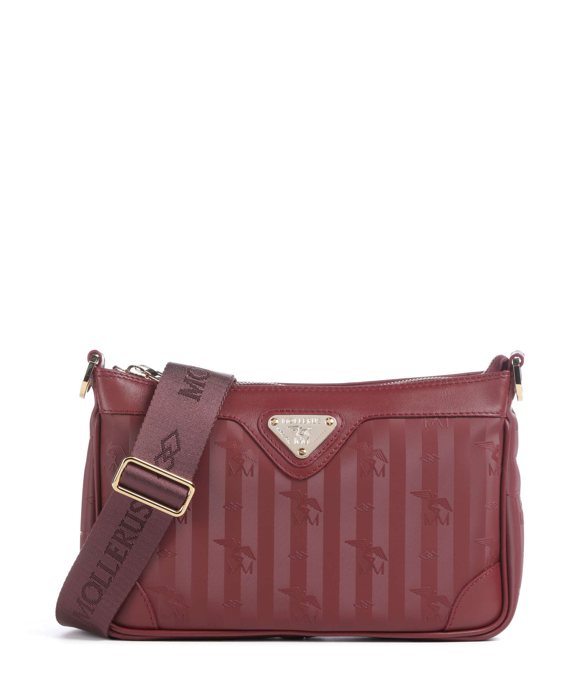 Maison Mollerus Vinerus Flums Crossbody tas antique rot