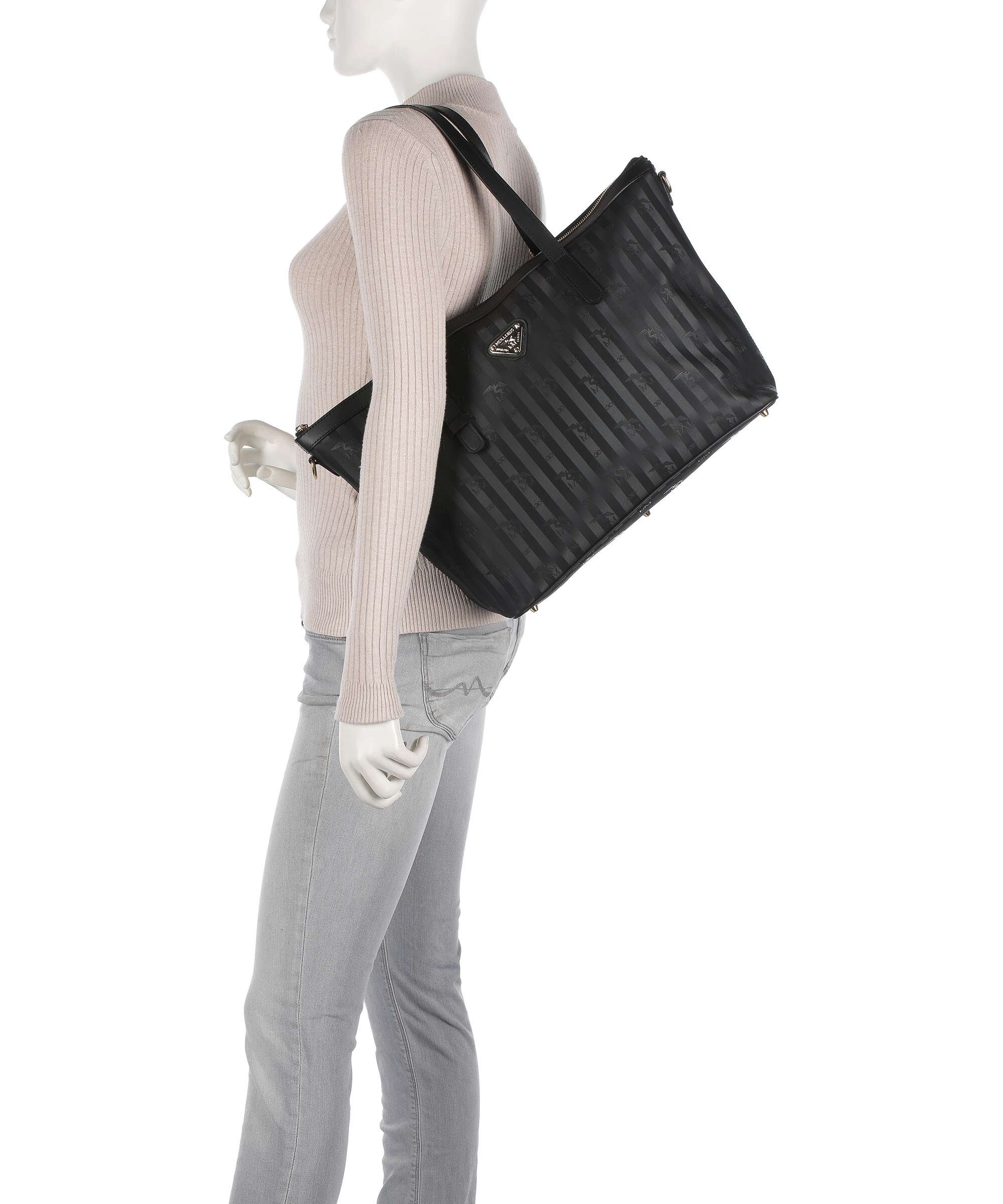 Maison Mollerus Vinerus Giswil Boodschappentas classic schwarz - Image 3