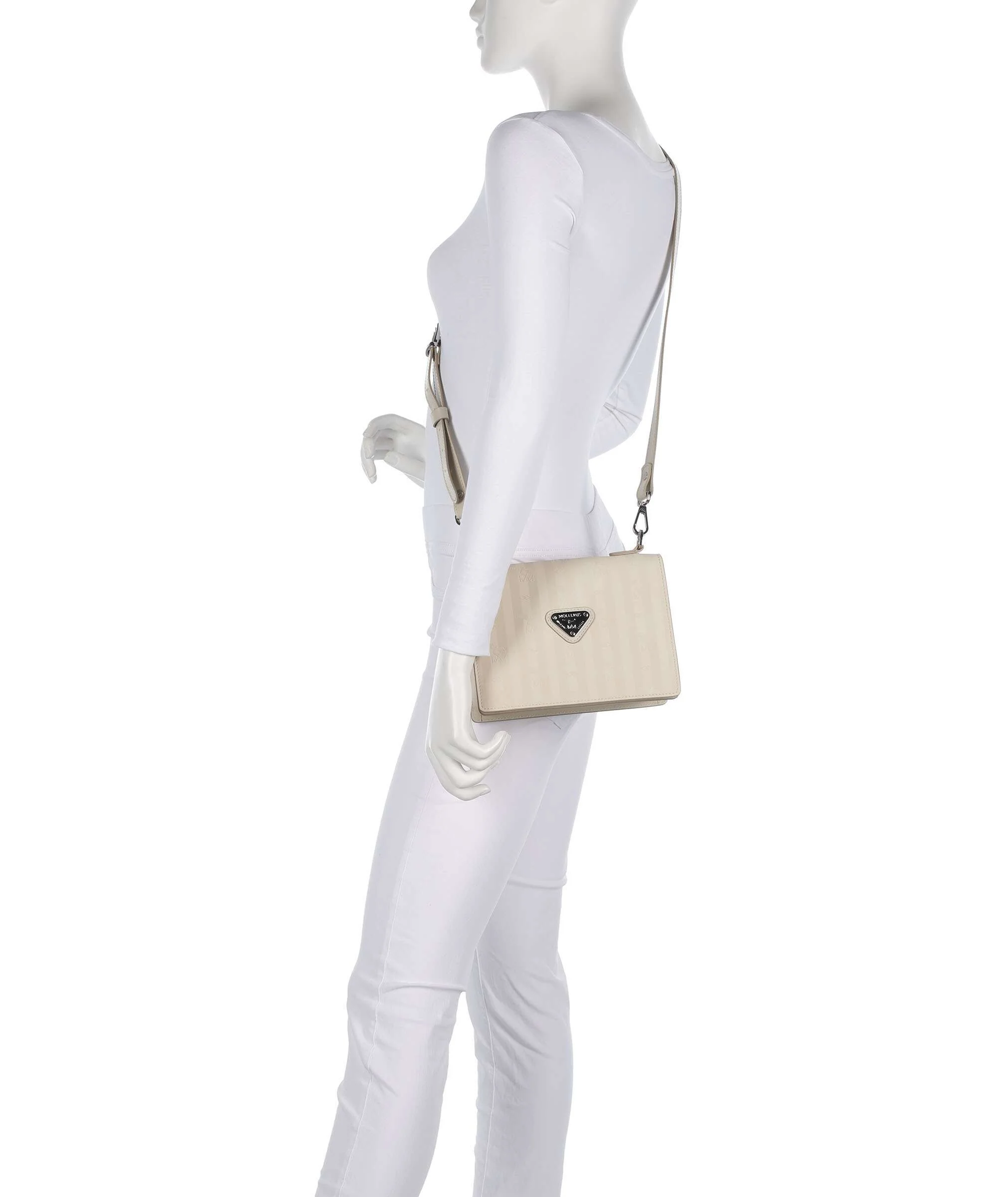 Maison Mollerus Vinerus Melide Crossbody tas pearl - Image 3