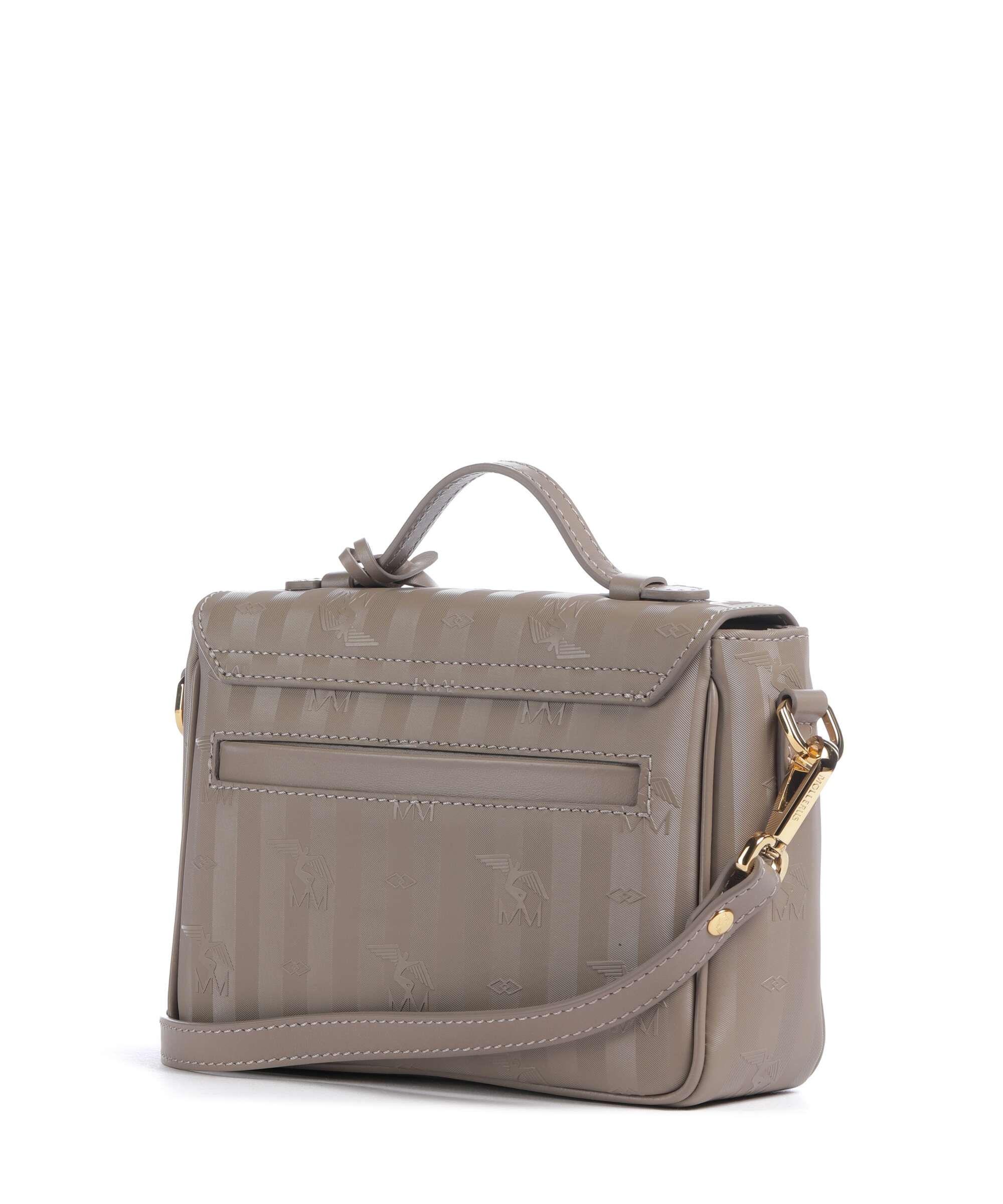 Maison Mollerus Vinerus Meyrin Crossbody tas taupe grau - Image 2