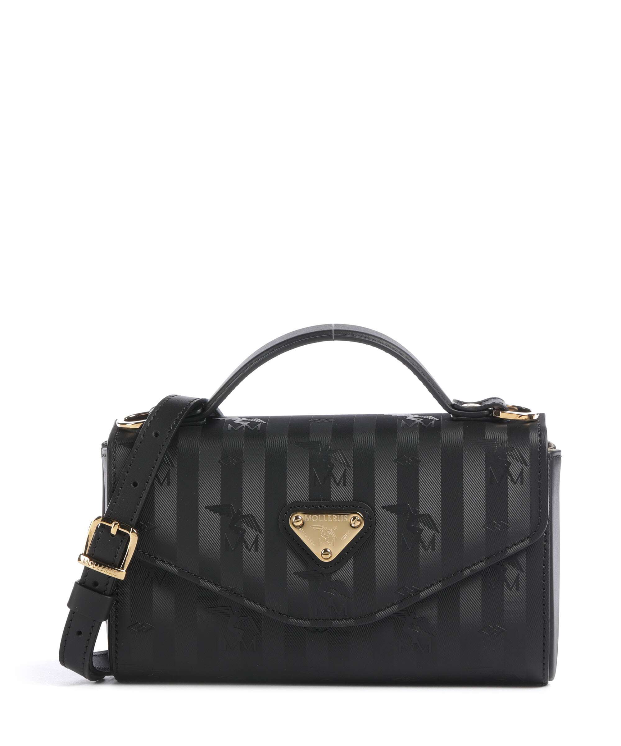 Maison Mollerus Vinerus Saas Fee Crossbody tas schwarz