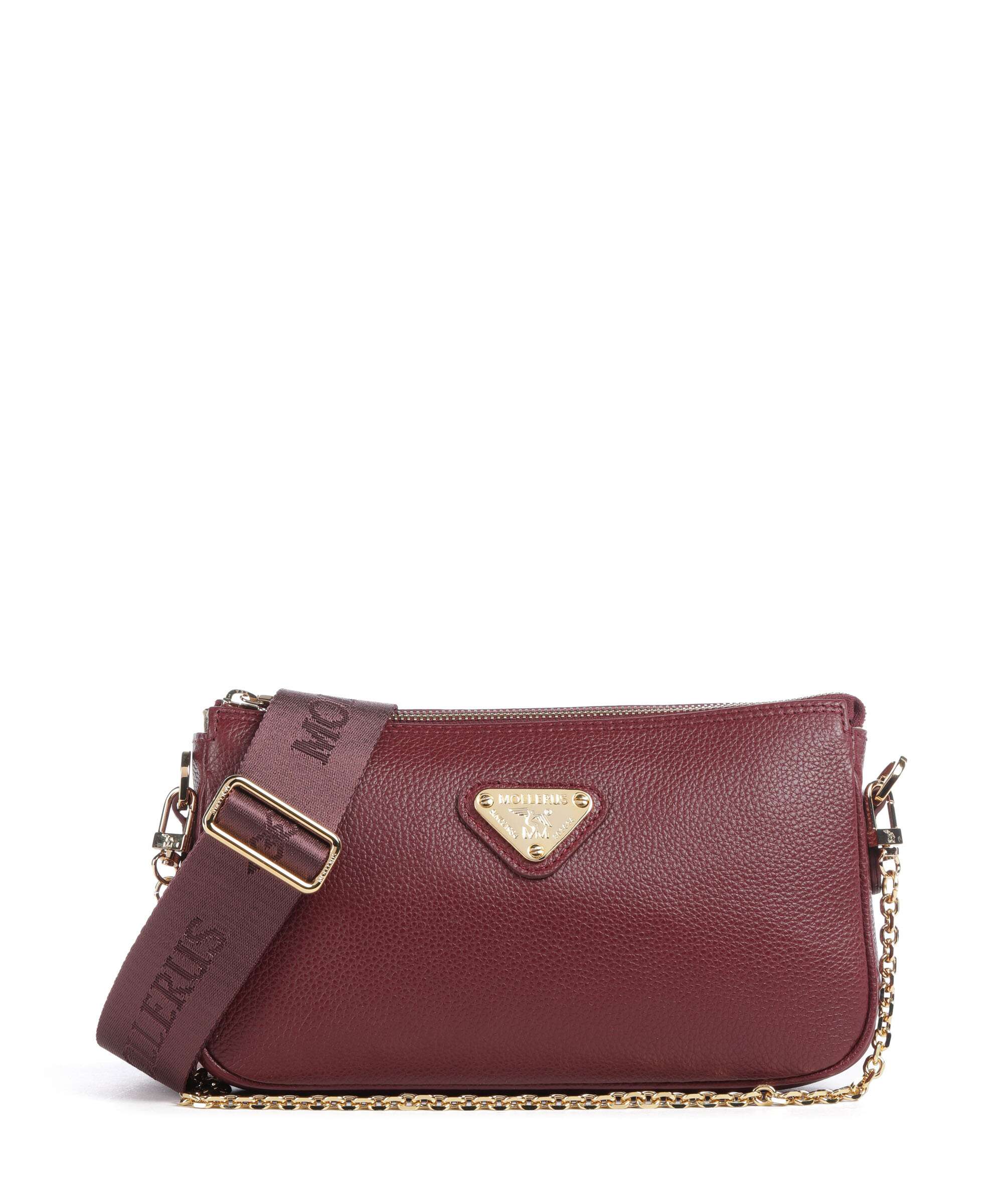 Maison Mollerus Zell Crossbody tas antique rot