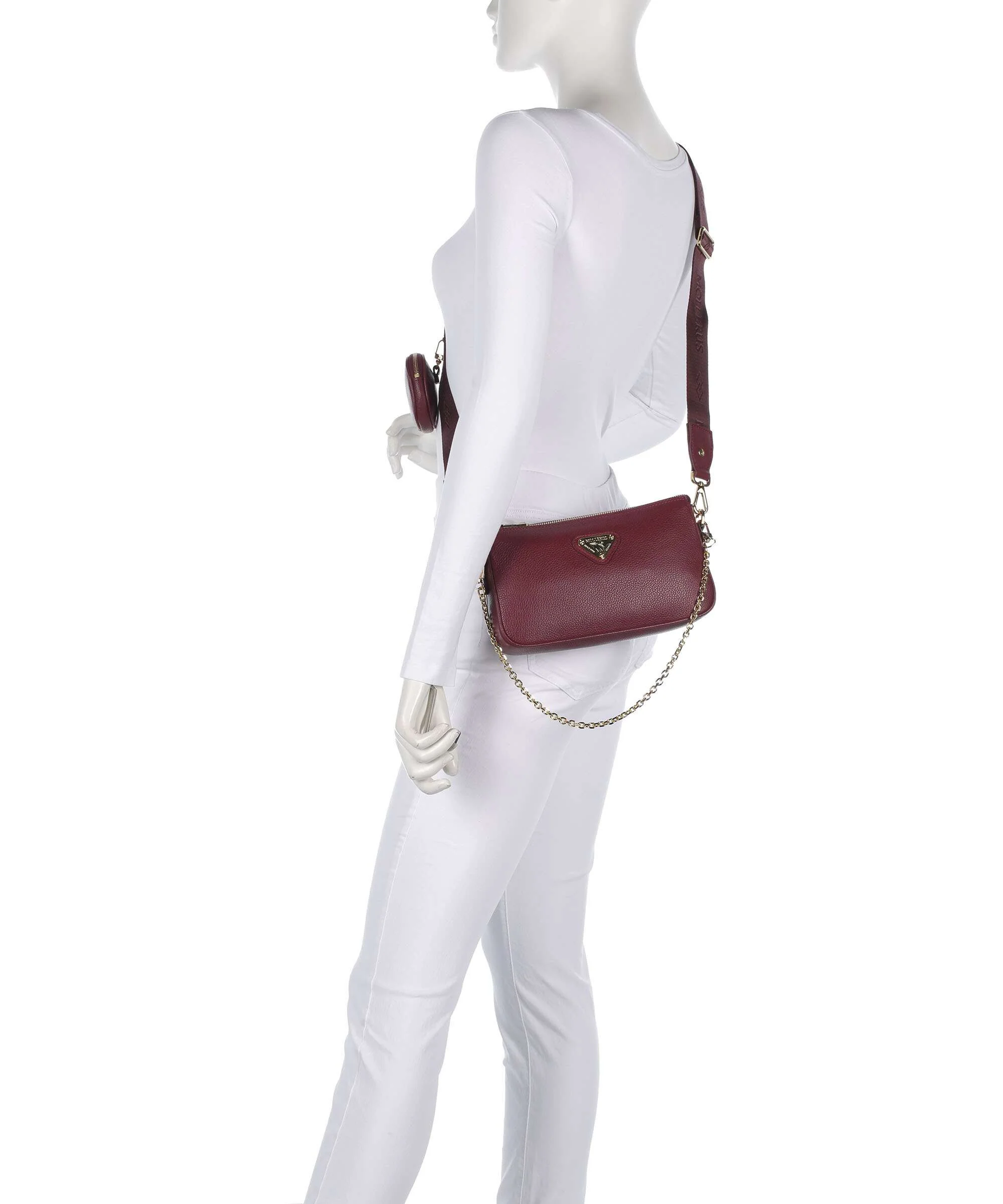 Maison Mollerus Zell Crossbody tas antique rot - Image 3