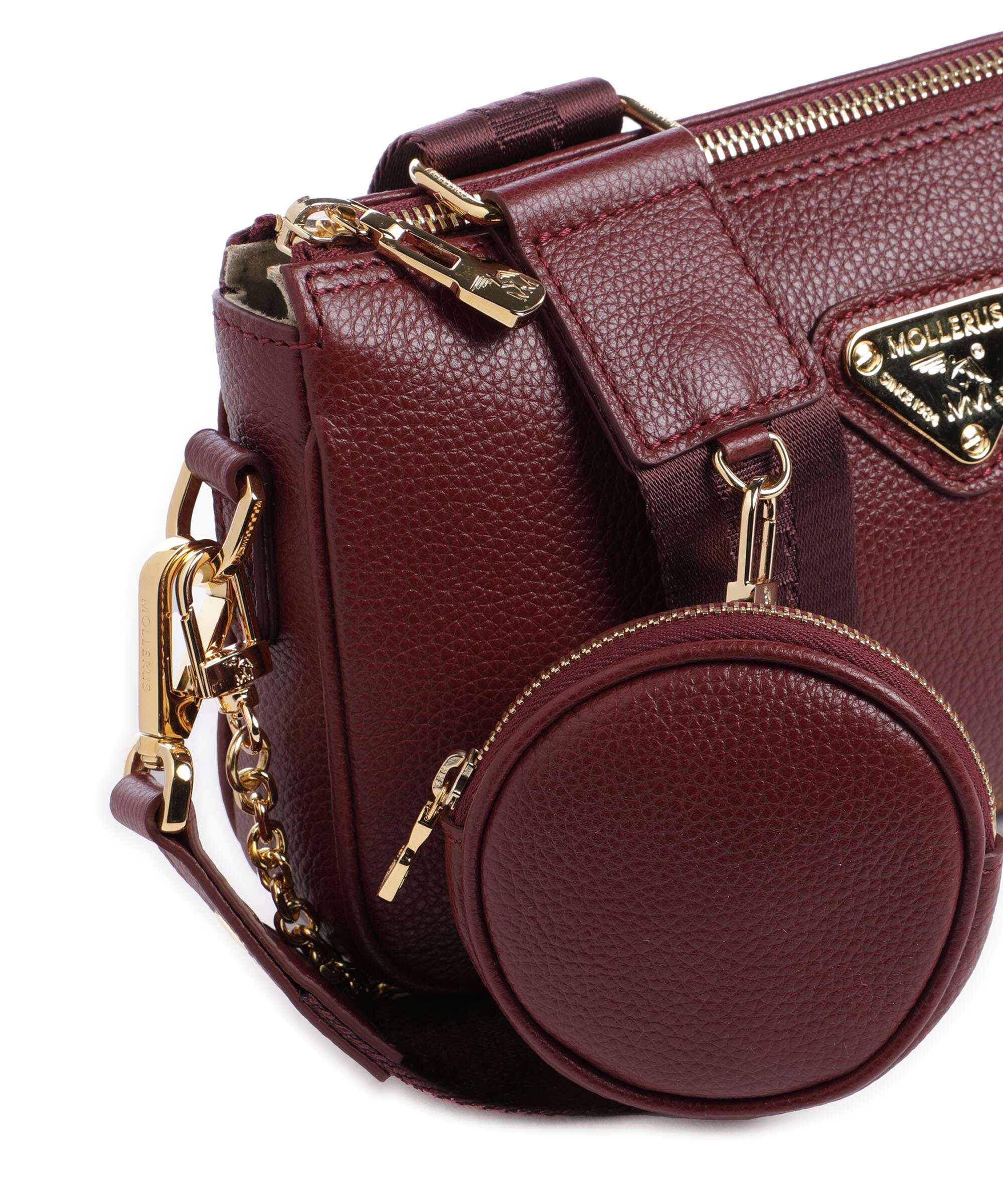 Maison Mollerus Zell Crossbody tas antique rot - Image 4