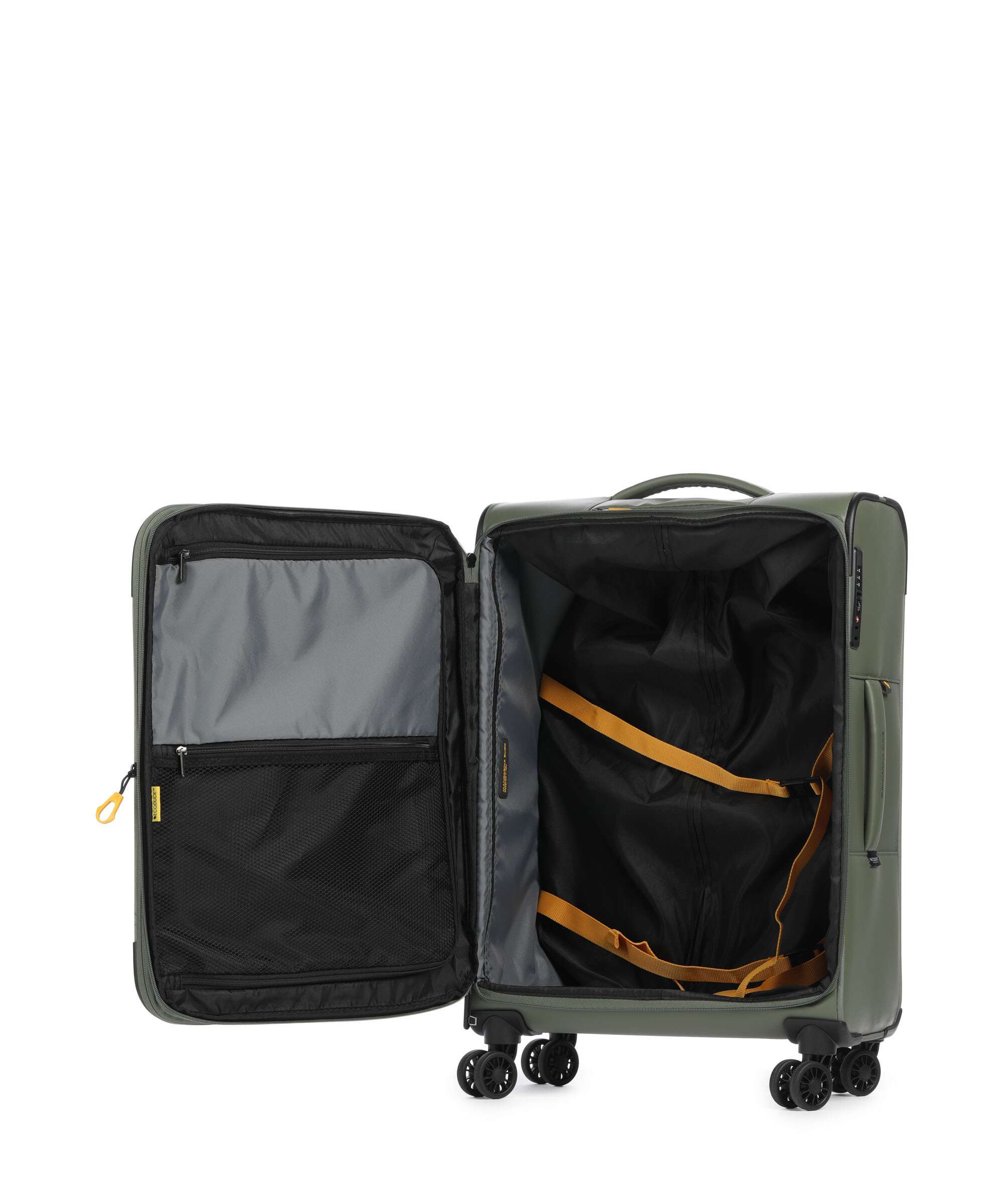 Mandarina Duck Eco Coated Trolley (4 wielen) pine green - Image 6