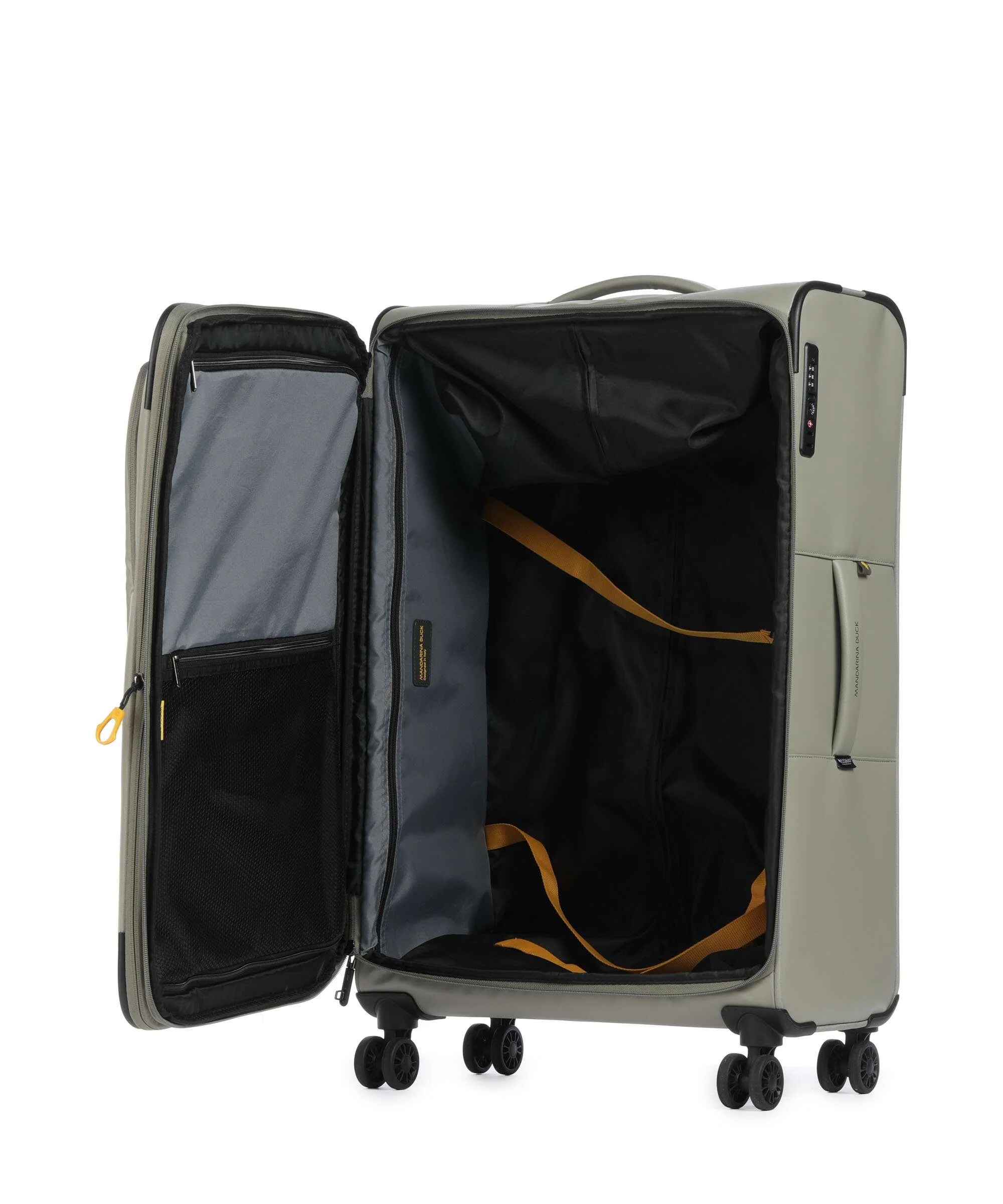 Mandarina Duck Eco Coated Trolley (4 wielen) mud - Image 6