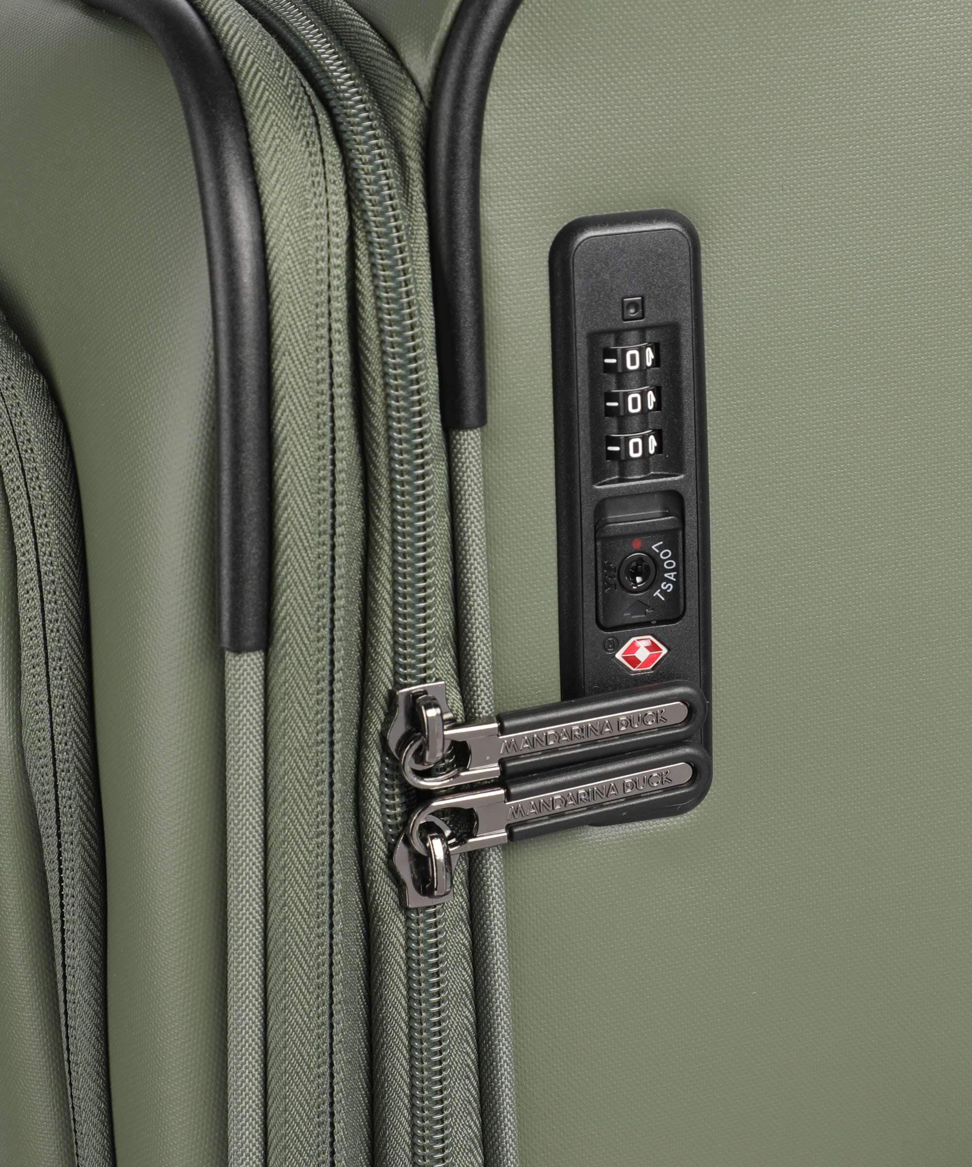Mandarina Duck Eco Coated Trolley (4 wielen) pine green - Image 3