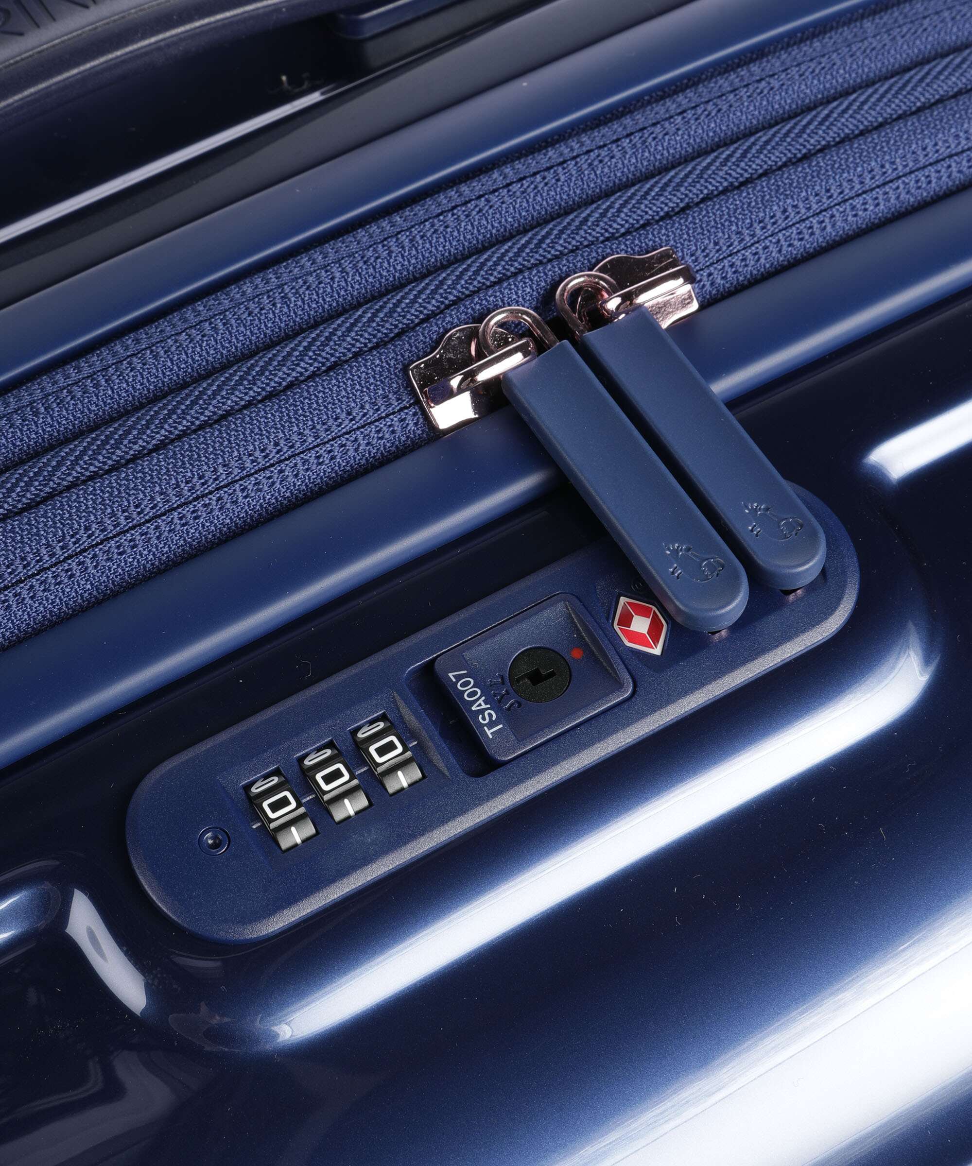 Mandarina Duck Logoduck+ Metal Trolley (4 wielen) blue indigo - Image 3
