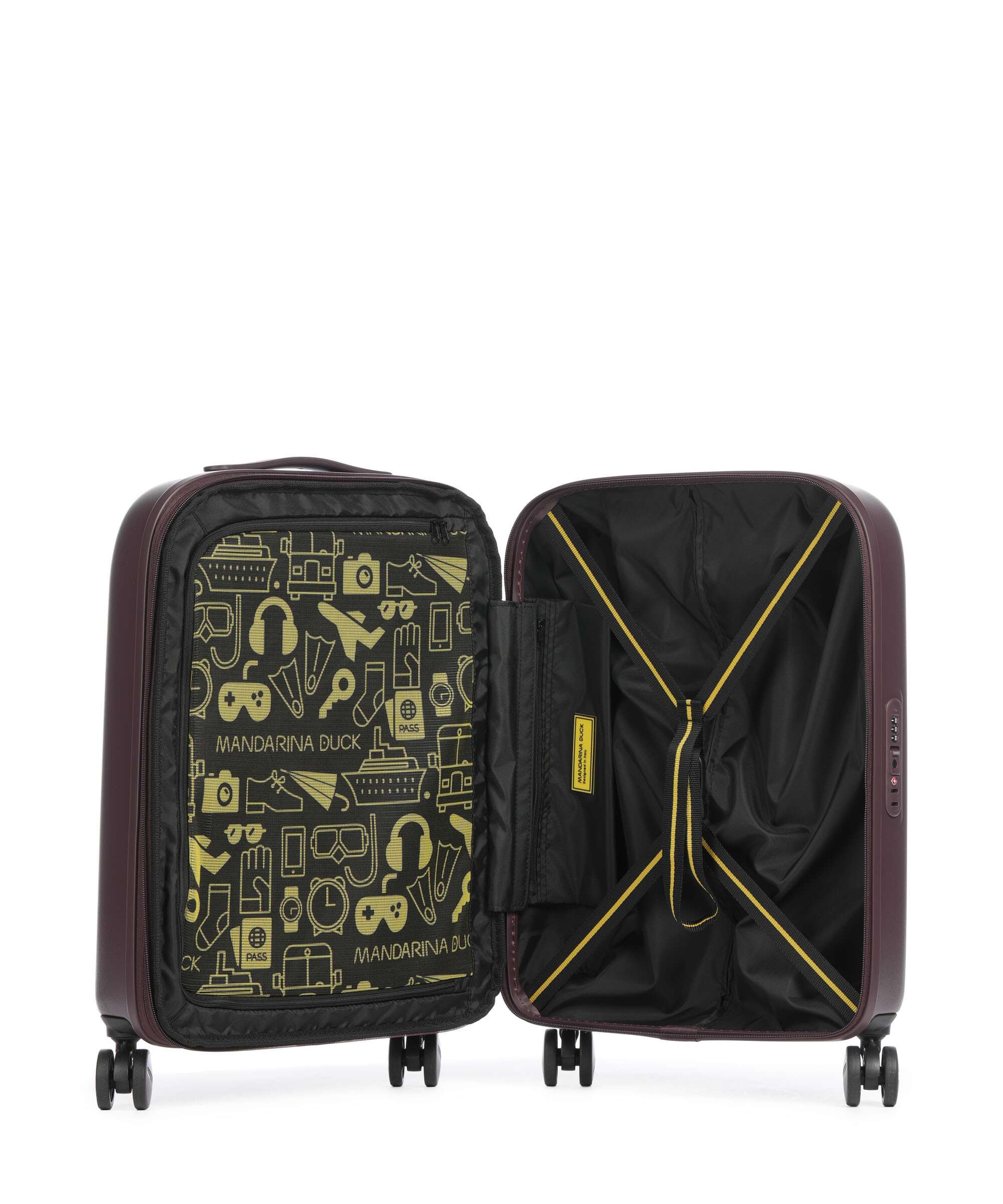 Mandarina Duck Logoduck+ Trolley (4 wielen) choco ice - Image 6