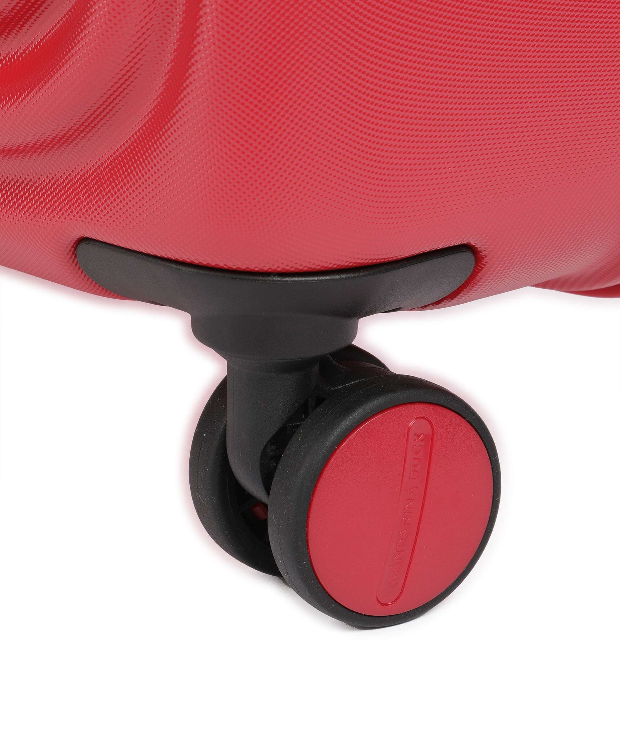 Mandarina Duck Logoduck+ Trolley (4 wielen) cherry tomato - Image 5