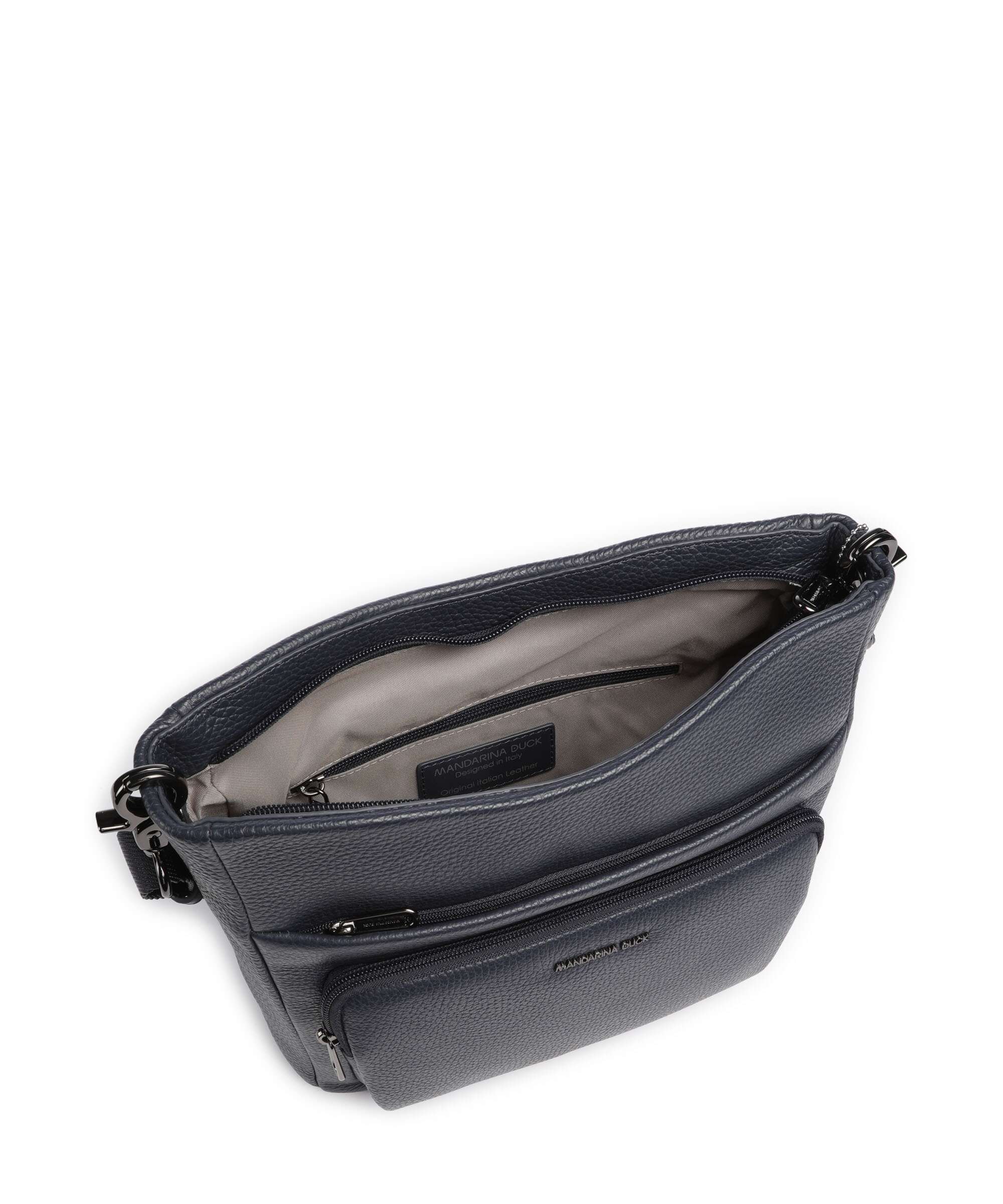 Mandarina Duck Mellow Leather Crossbody tas dress blue - Image 6