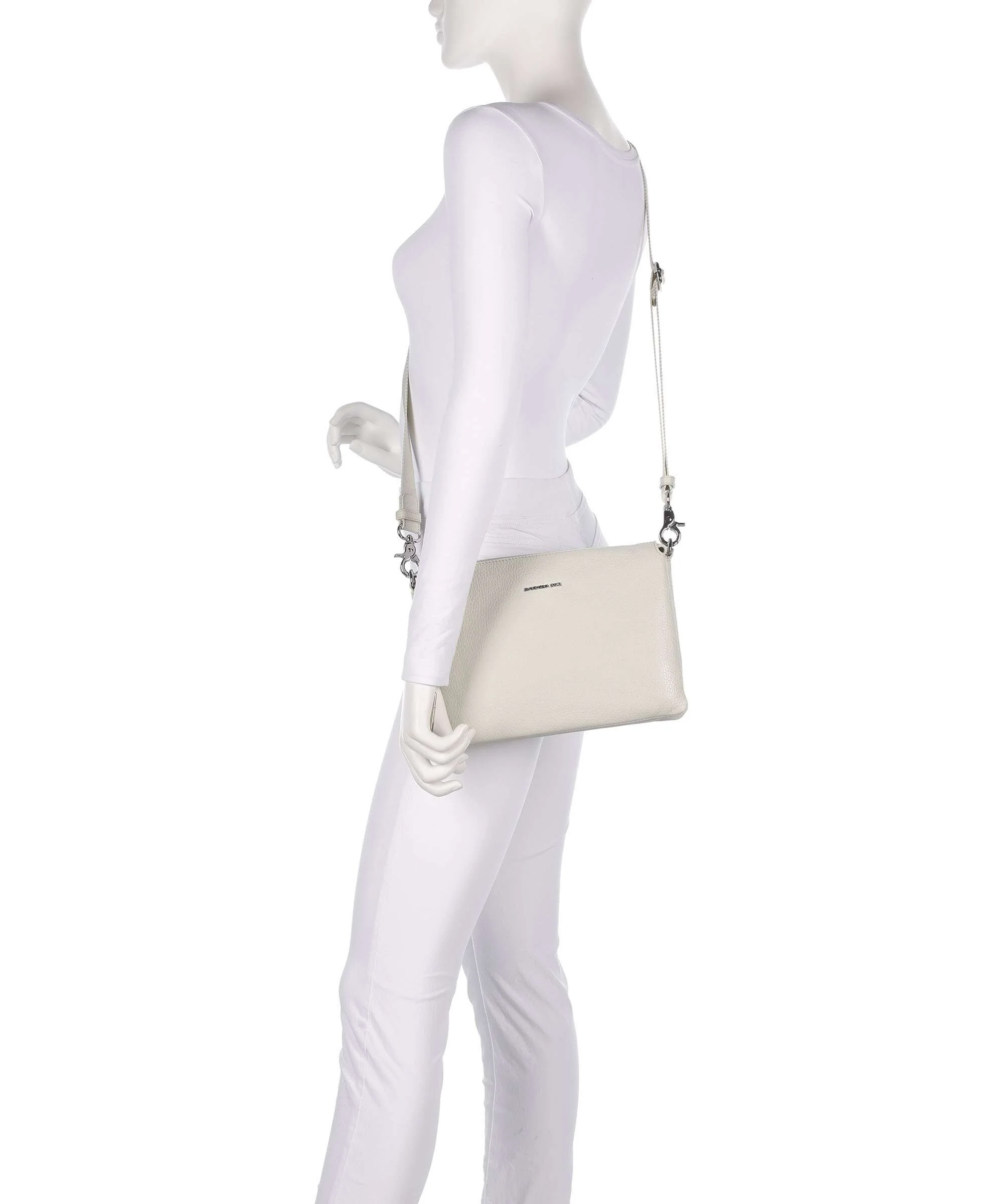 Mandarina Duck Mellow Leather Crossbody tas cashmere - Image 3