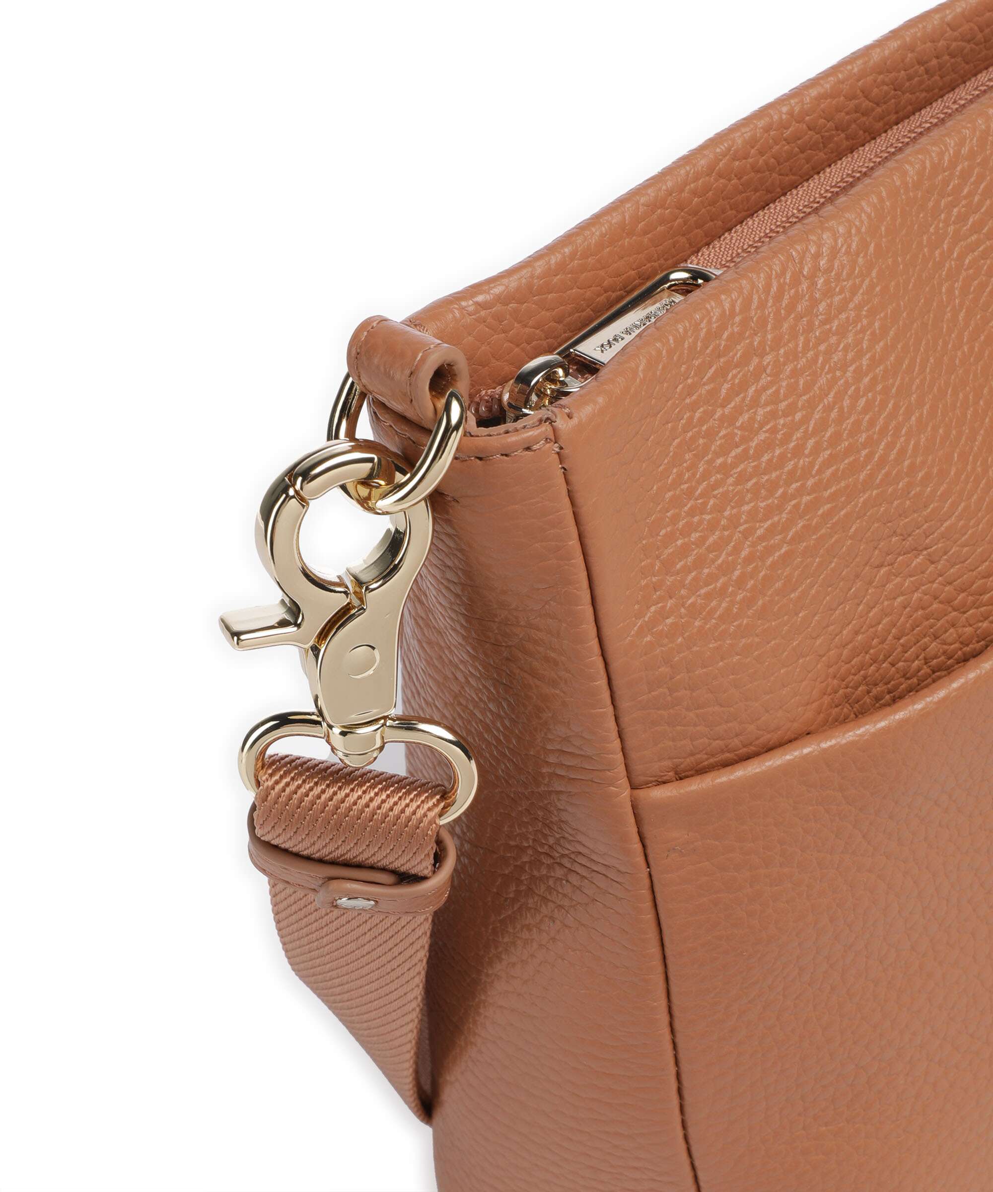 Mandarina Duck Mellow Leather Crossbody tas pecan nut - Image 4