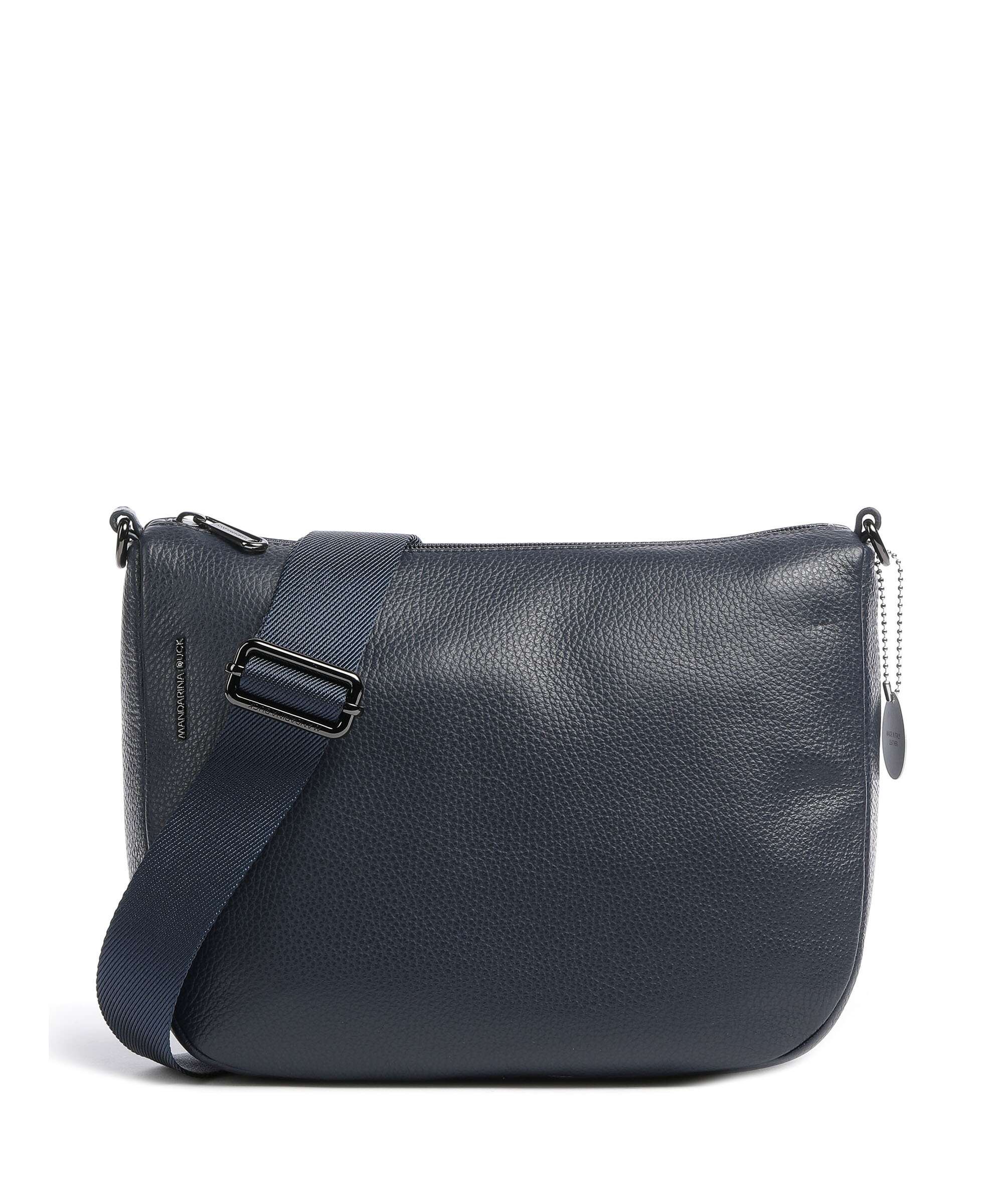 Mandarina Duck Mellow Leather Crossbody tas dress blue
