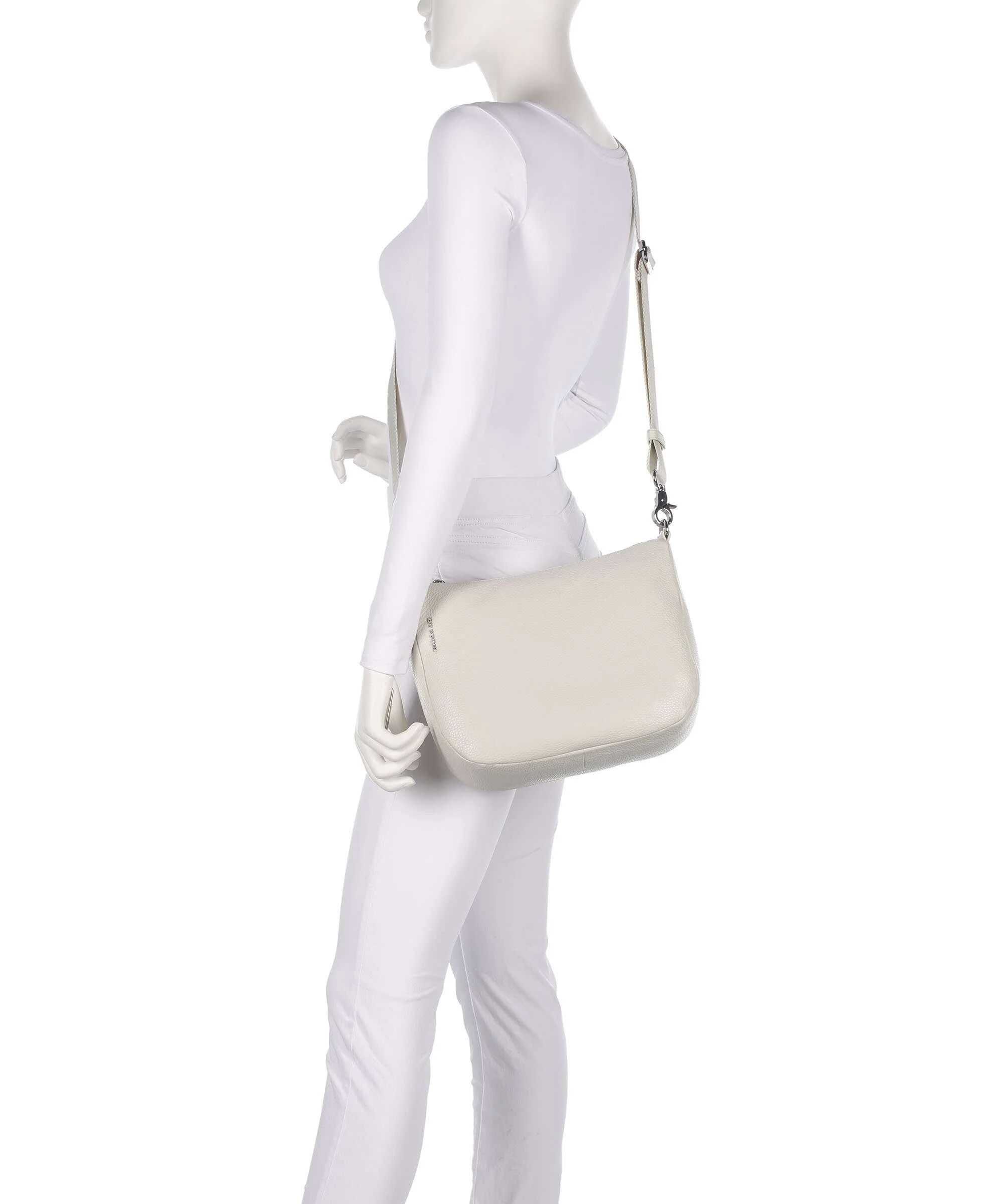 Mandarina Duck Mellow Leather Crossbody tas cashmere - Image 3