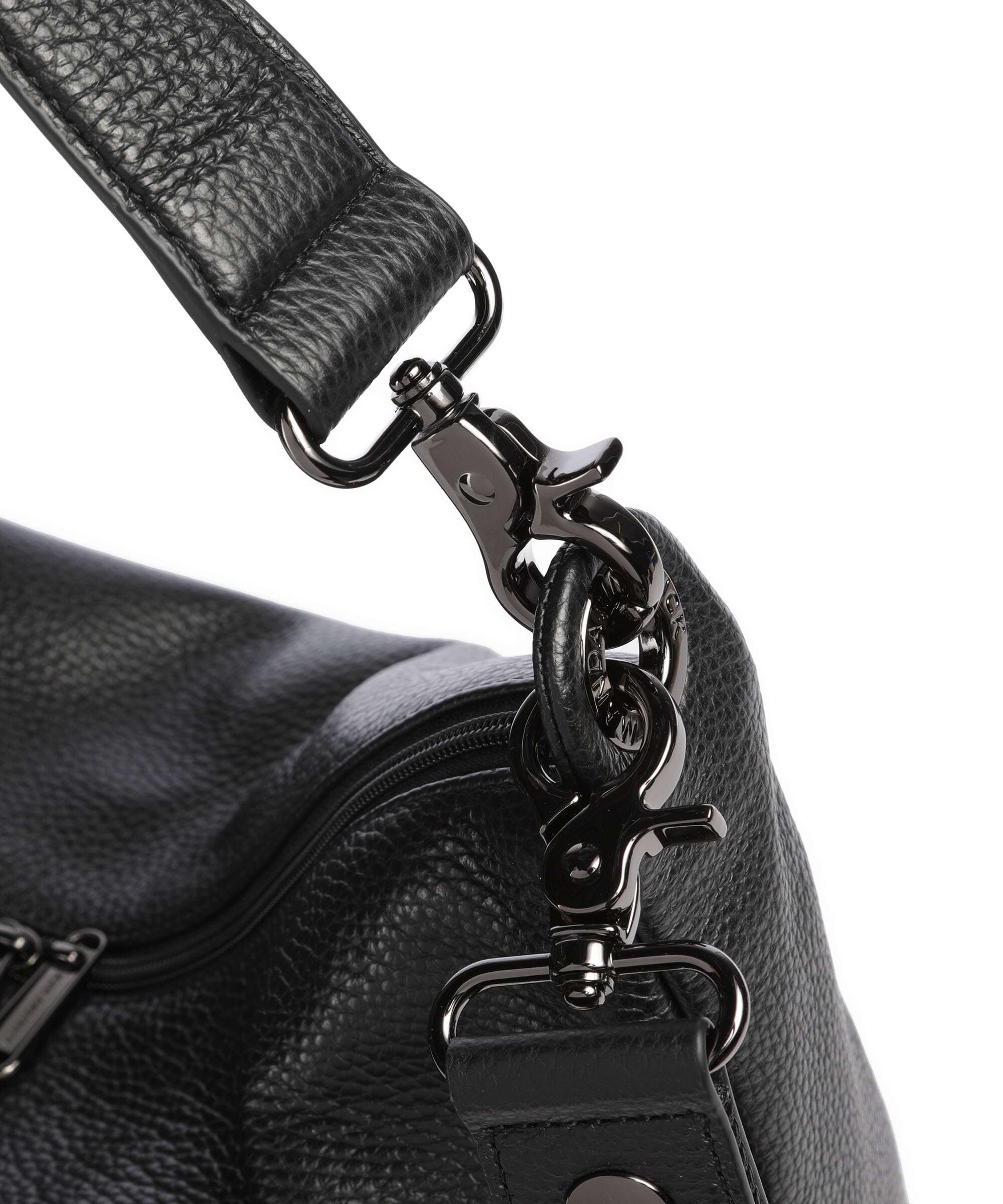 Mandarina Duck Mellow Leather Hobo tas nero - Image 4