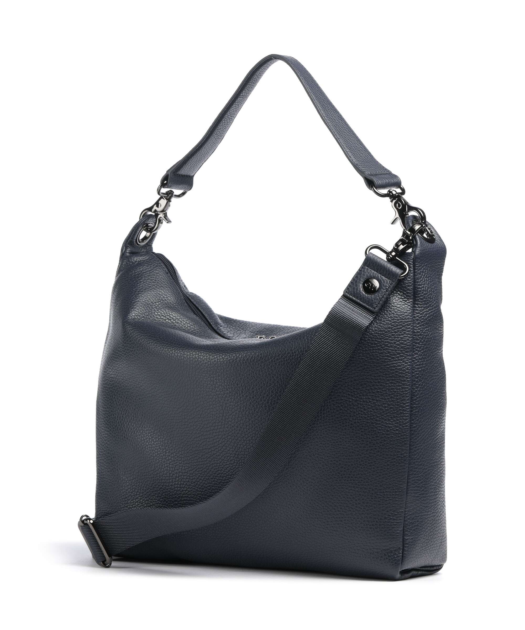 Mandarina Duck Mellow Leather Hobo tas dress blue - Image 2