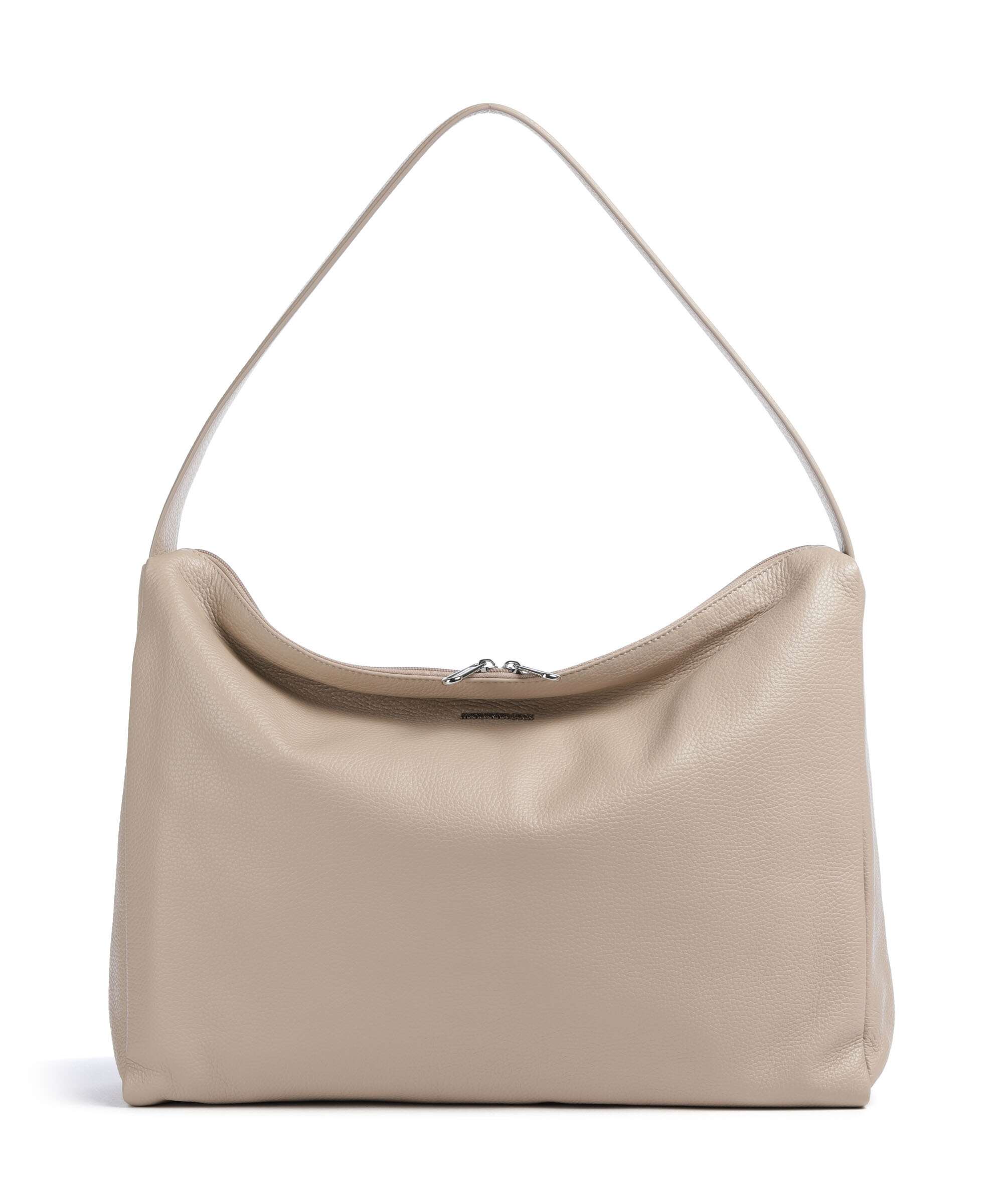 Mandarina Duck Mellow Leather Hobo tas warm taupe