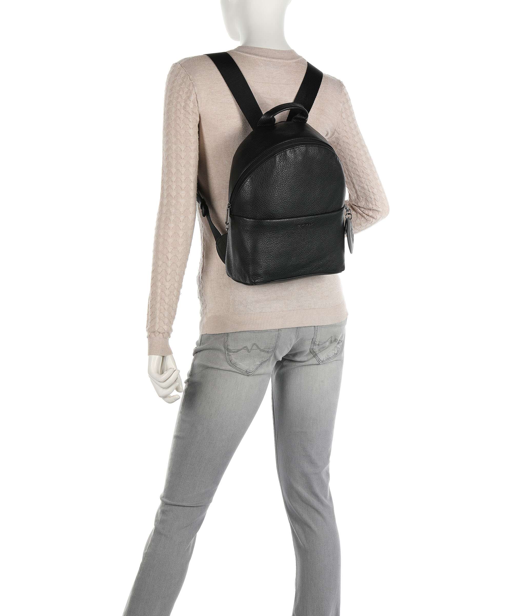 Mandarina Duck Mellow Leather Rugzak nero - Image 3