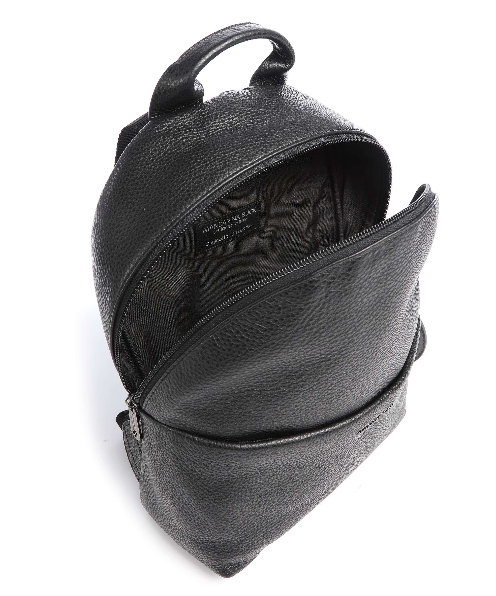 Mandarina Duck Mellow Leather Rugzak nero - Image 4