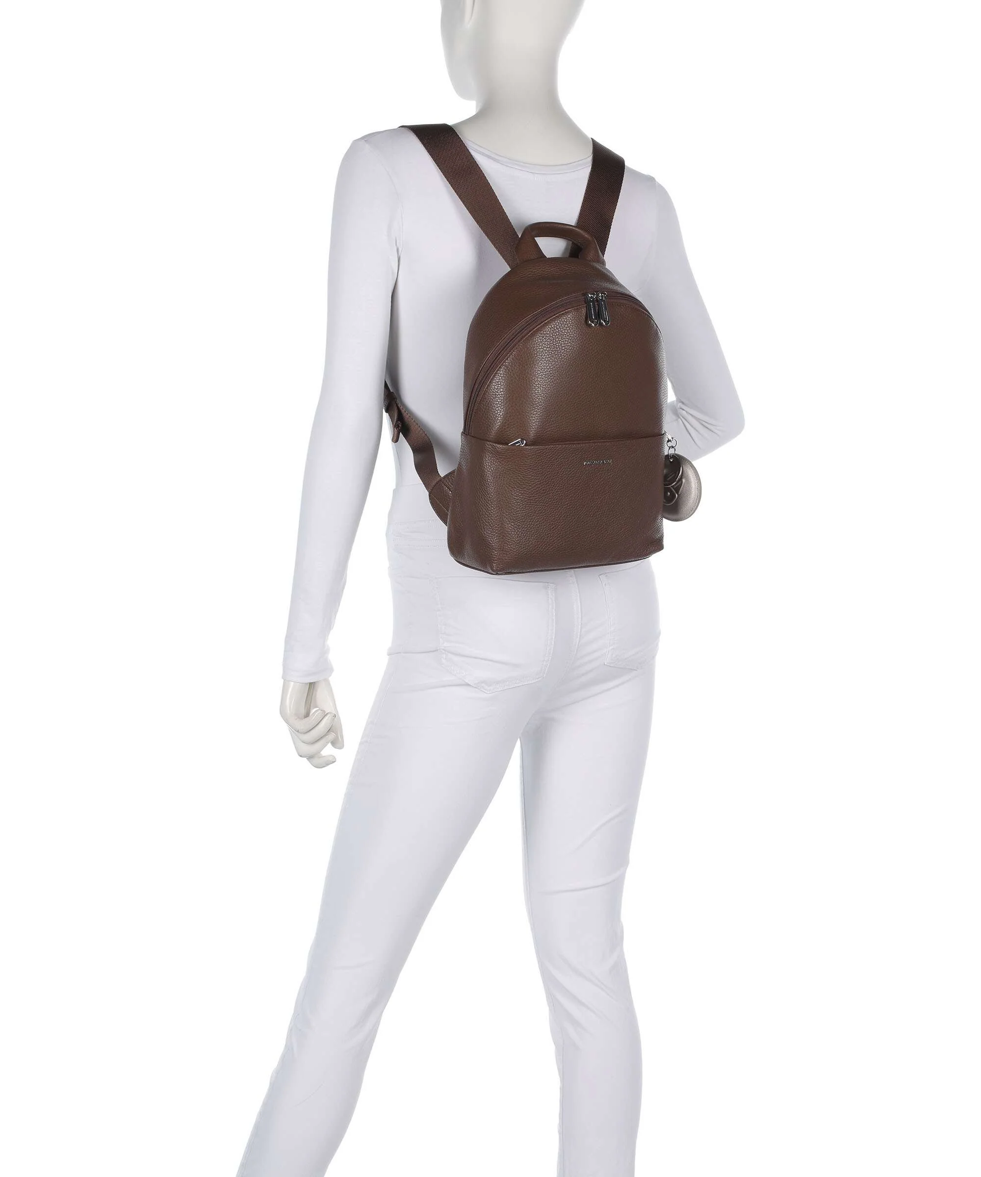 Mandarina Duck Mellow Leather Rugzak milk chocolate - Image 3