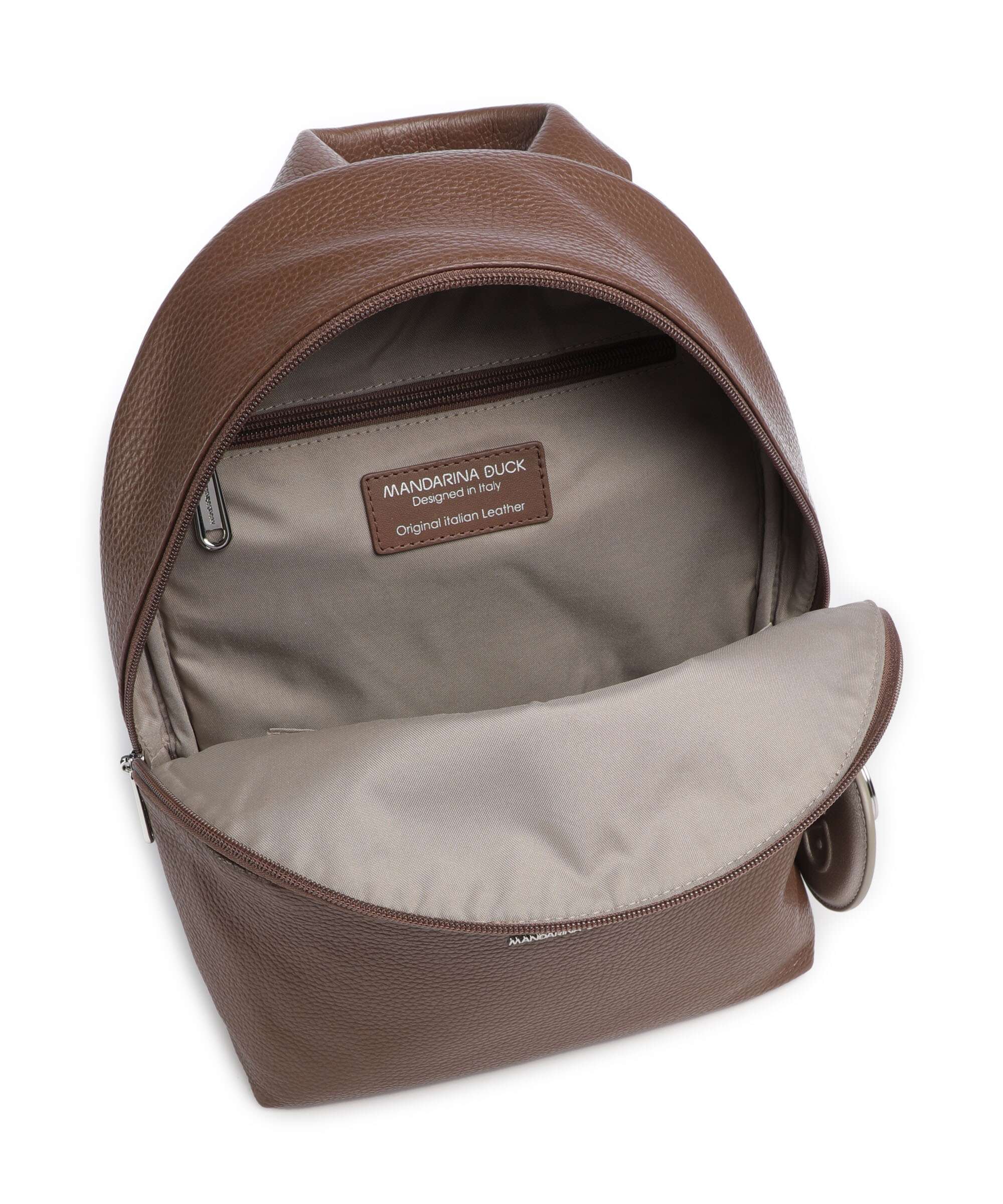 Mandarina Duck Mellow Leather Rugzak milk chocolate - Image 5